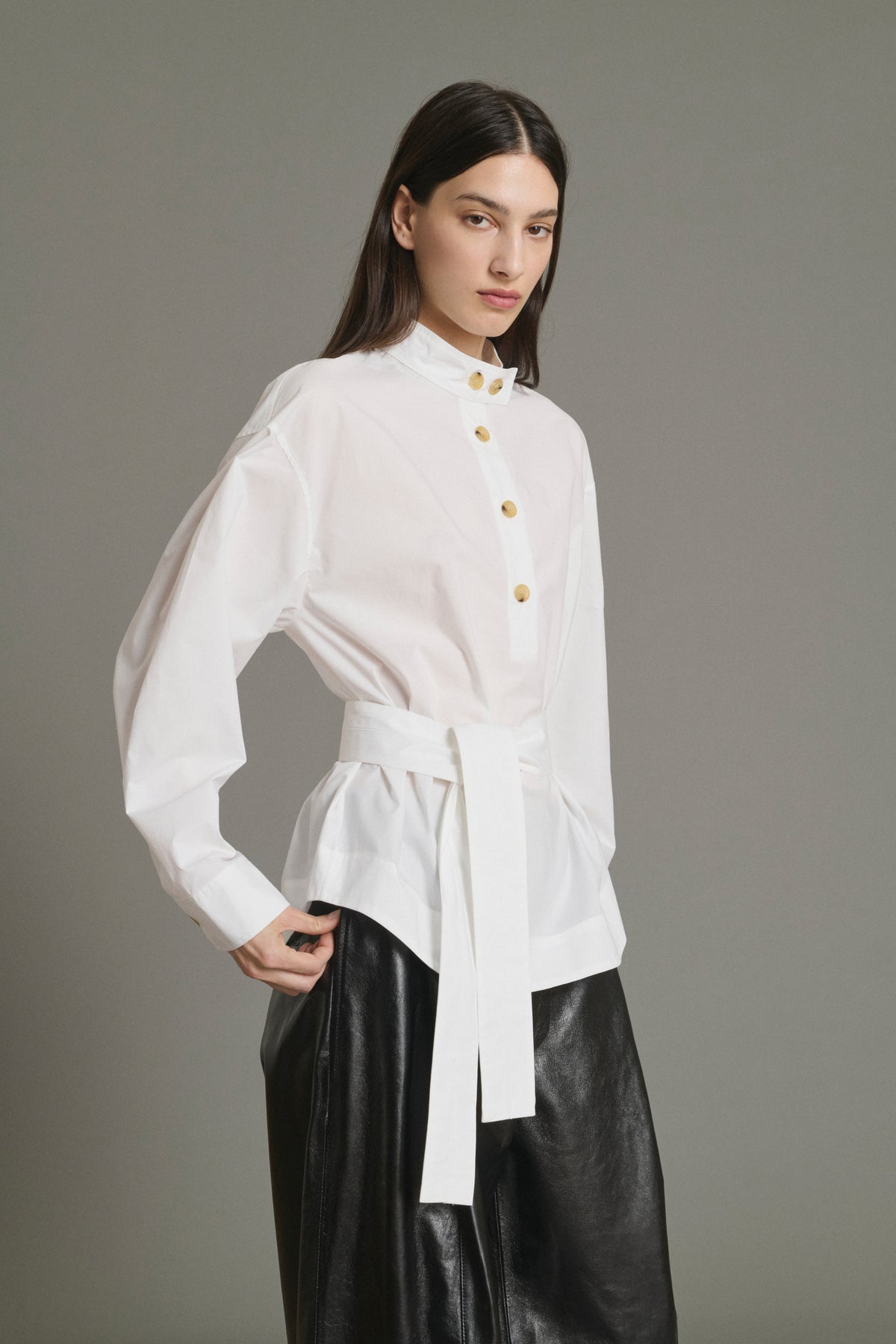 Blouse Lizzie - Blanc Cassé - Coton - Femme vue 1