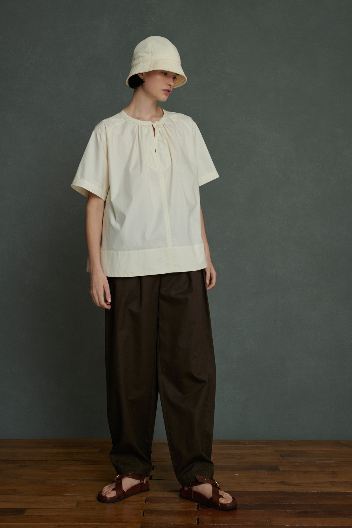 Camisa Arlette - Vainilla - Algodón - Mujer