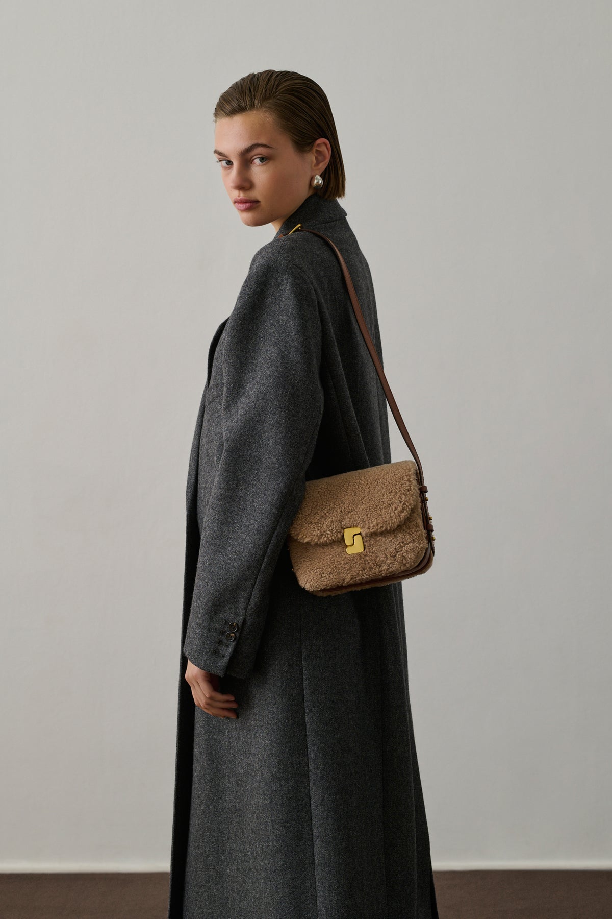 Bolso Bellissima Mini - Arena/Avellana - Cuero - Mujer