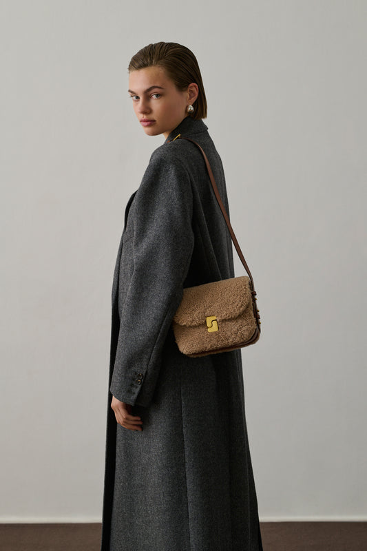 Bolso Bellissima Mini - Arena/Avellana - Cuero - Mujer