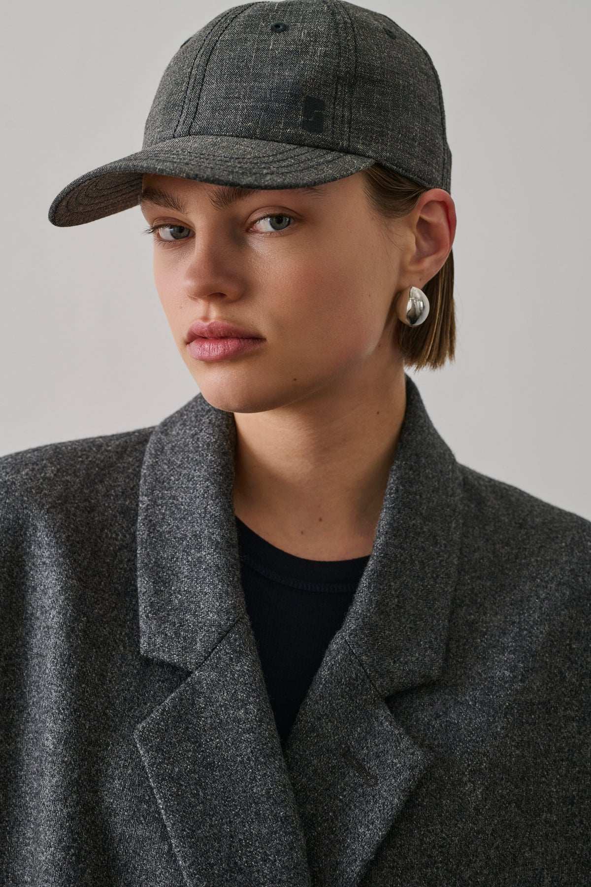 Casquette Serena - Gris Chiné - Femme vue 2