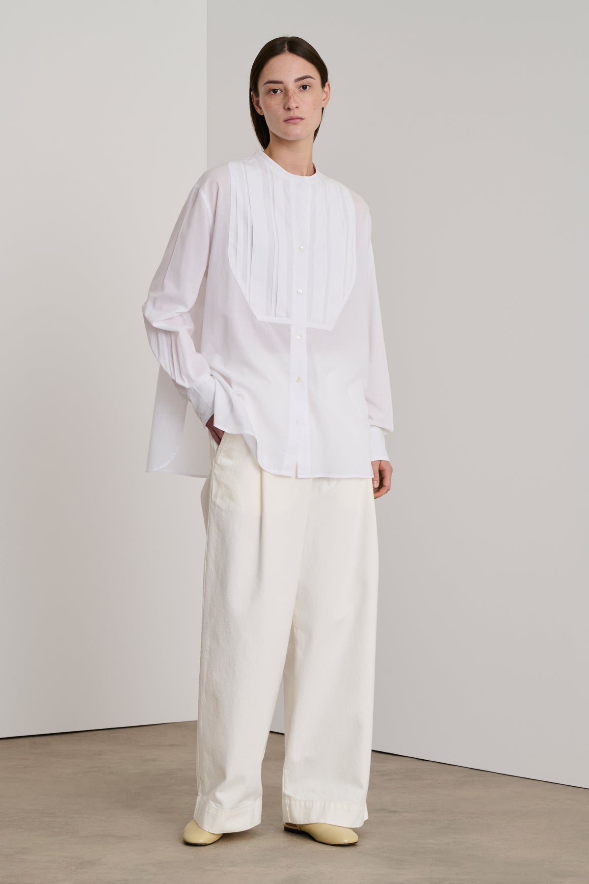 Eleanore Blouse - White - Cotton - Women vue 1