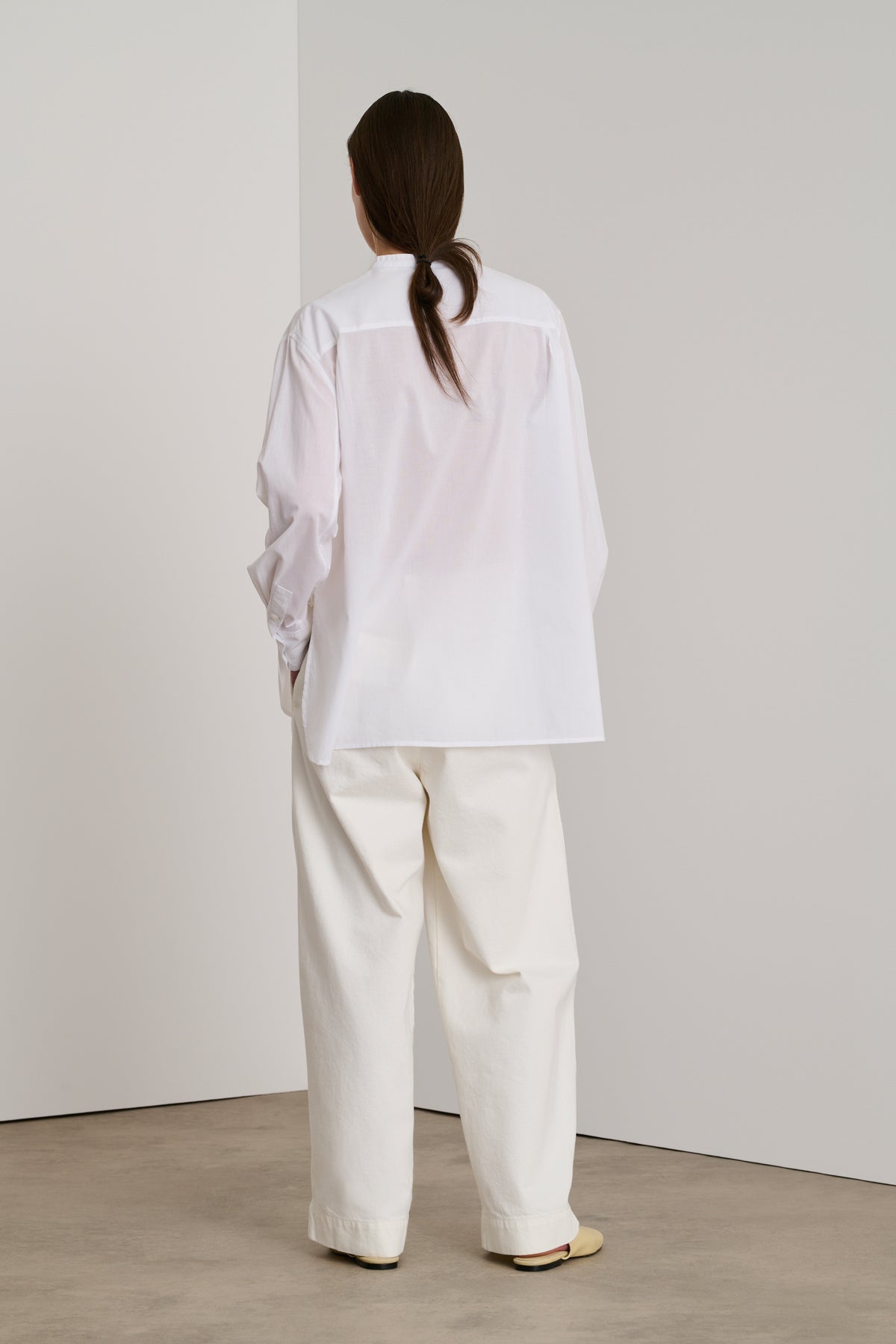 Eleanore Blouse - White - Cotton - Women vue 3