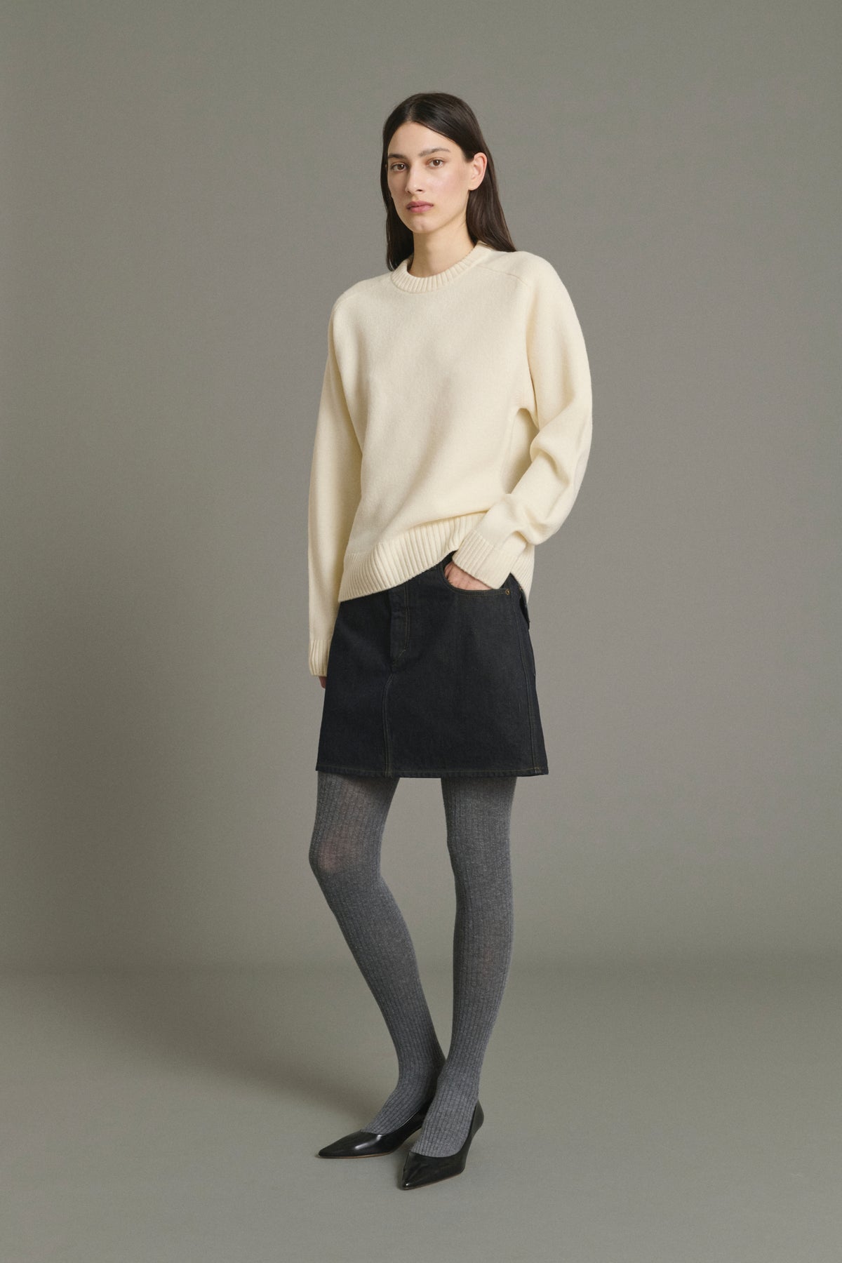 Jupe Lacy - Noir - Coton - Femme