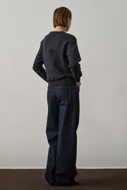 Donatien Sweatshirt - Dark Navy - Cotton - Women