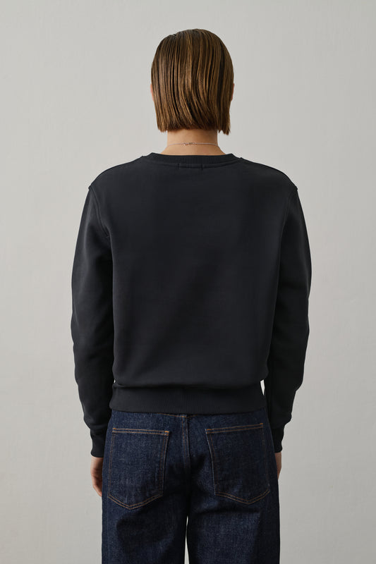 Donatien Sweatshirt - Dark Navy - Cotton - Women