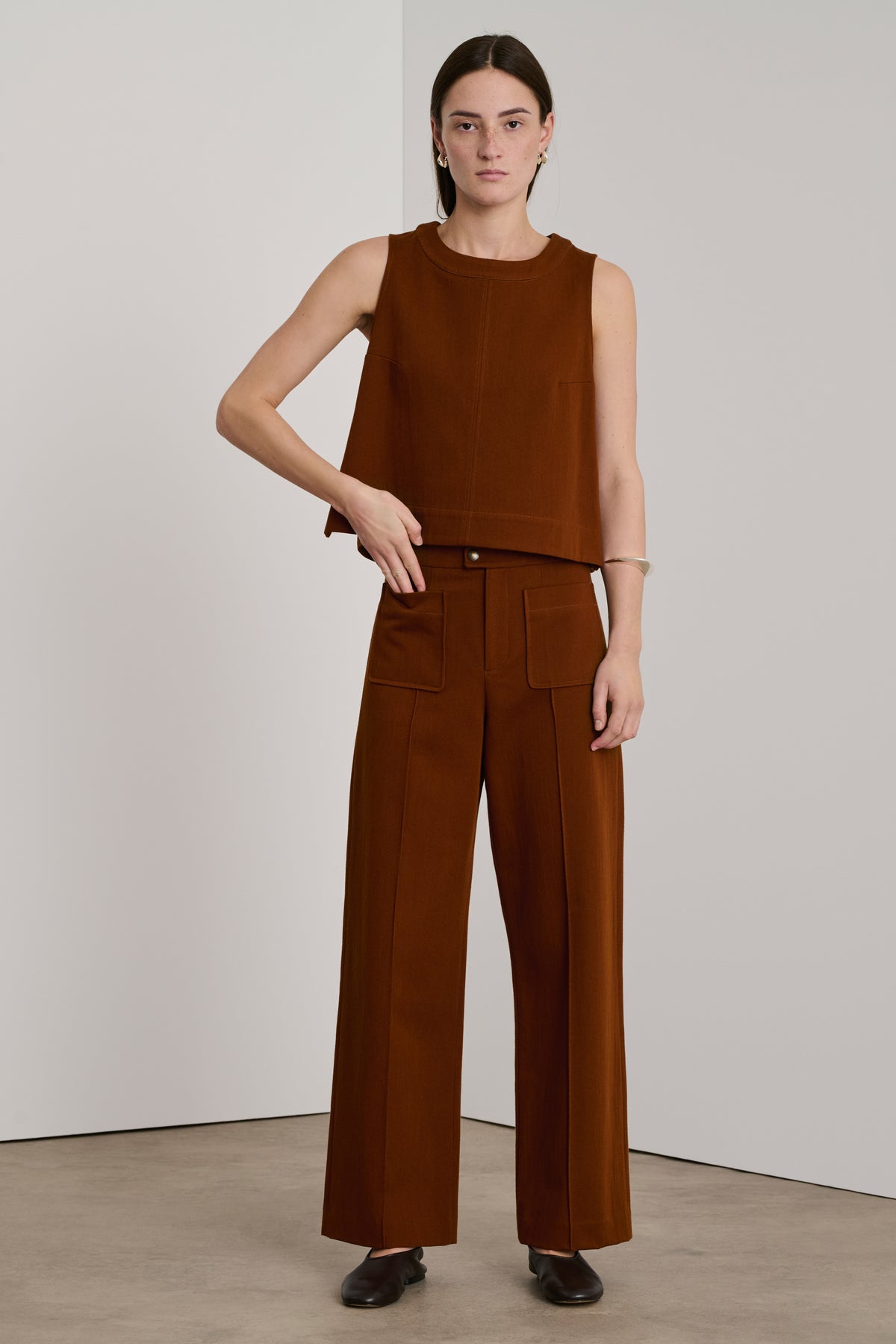 Pantalón Harry - Tierra Batida - Algodón - Mujer