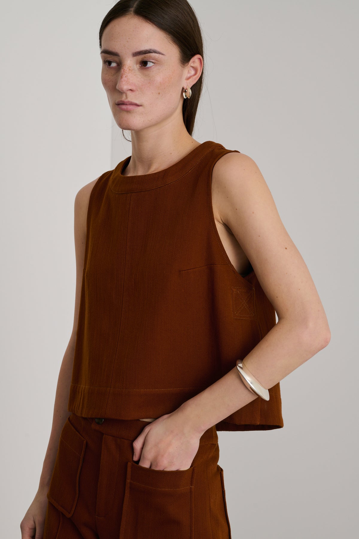 Pantalón Harry - Tierra Batida - Algodón - Mujer vue 3