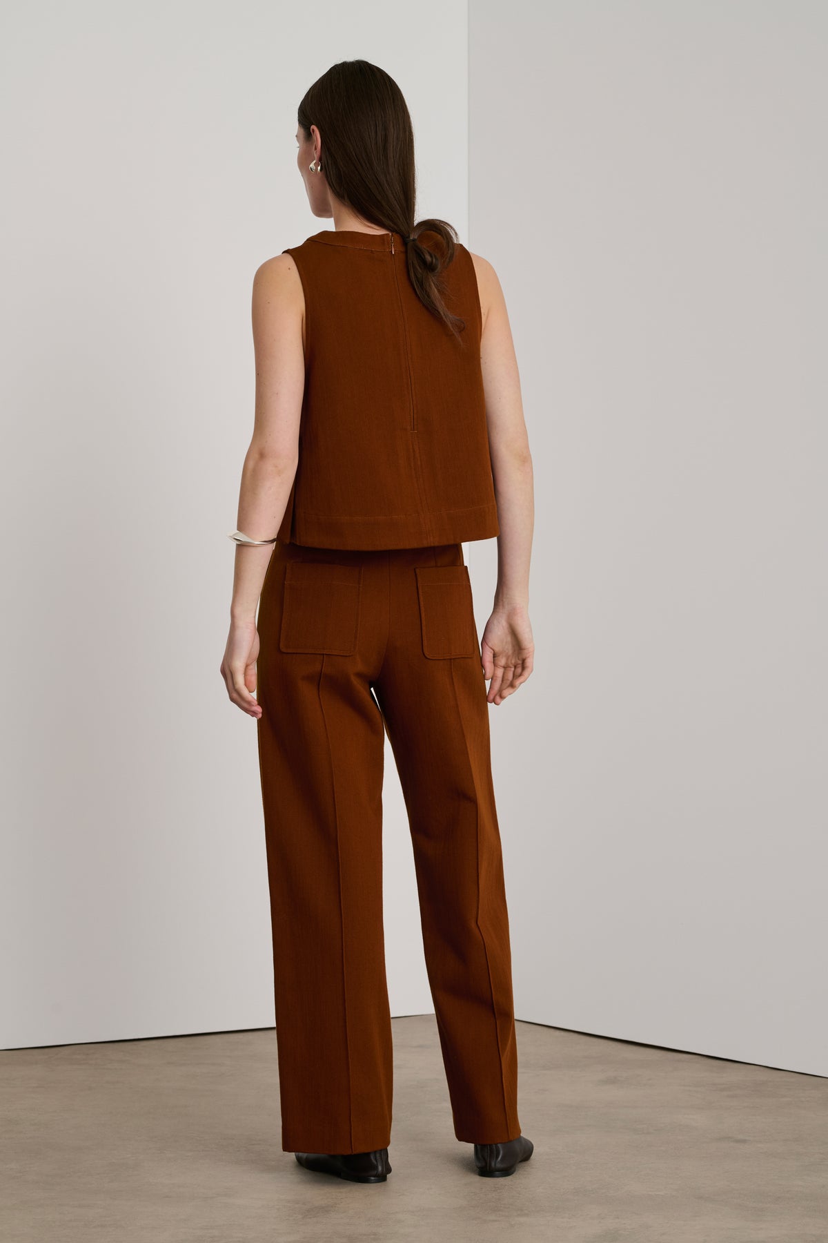 Pantalón Harry - Tierra Batida - Algodón - Mujer vue 2
