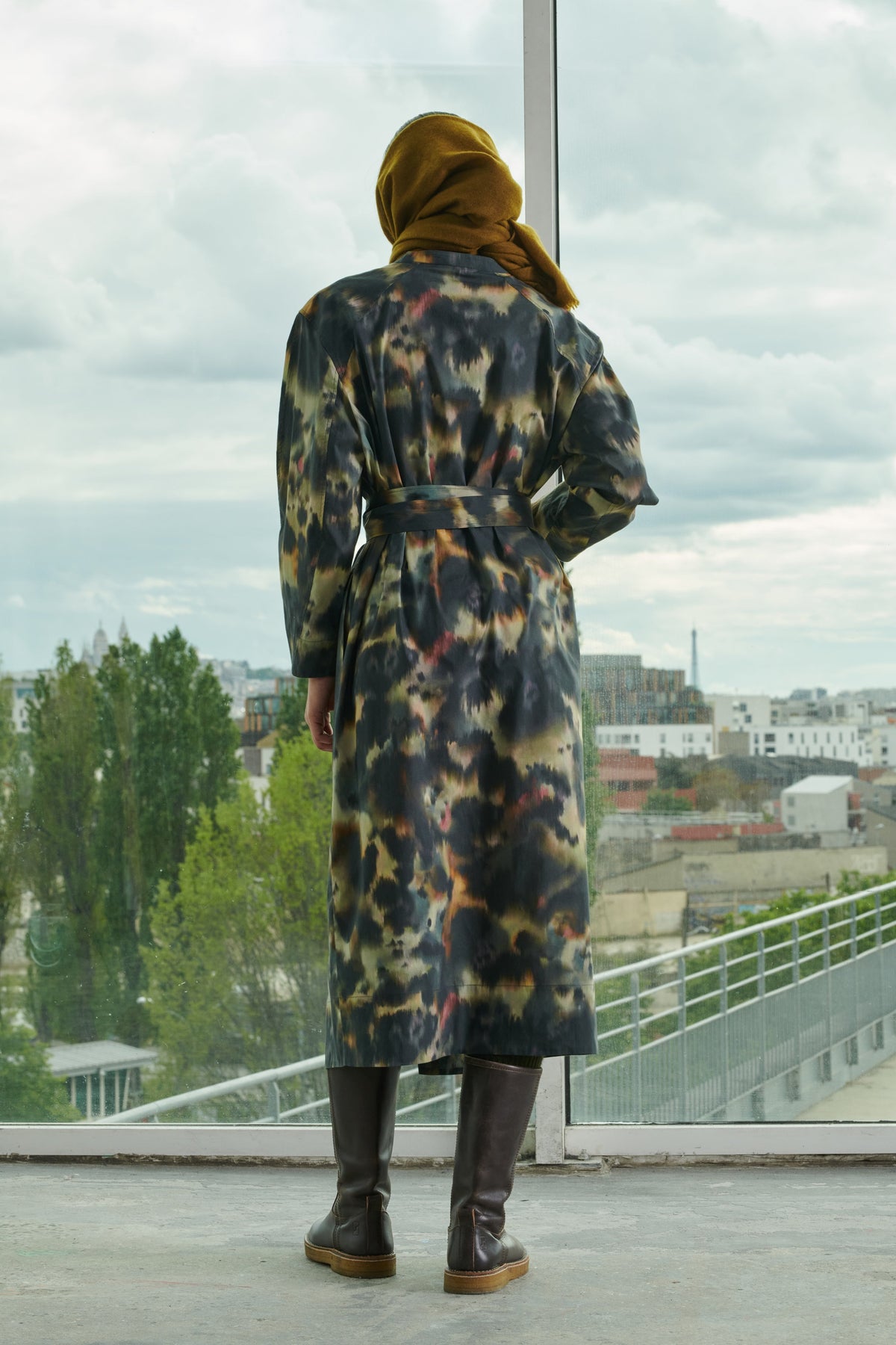 VESTIDO VEENA MULTICO ANTRACITA
