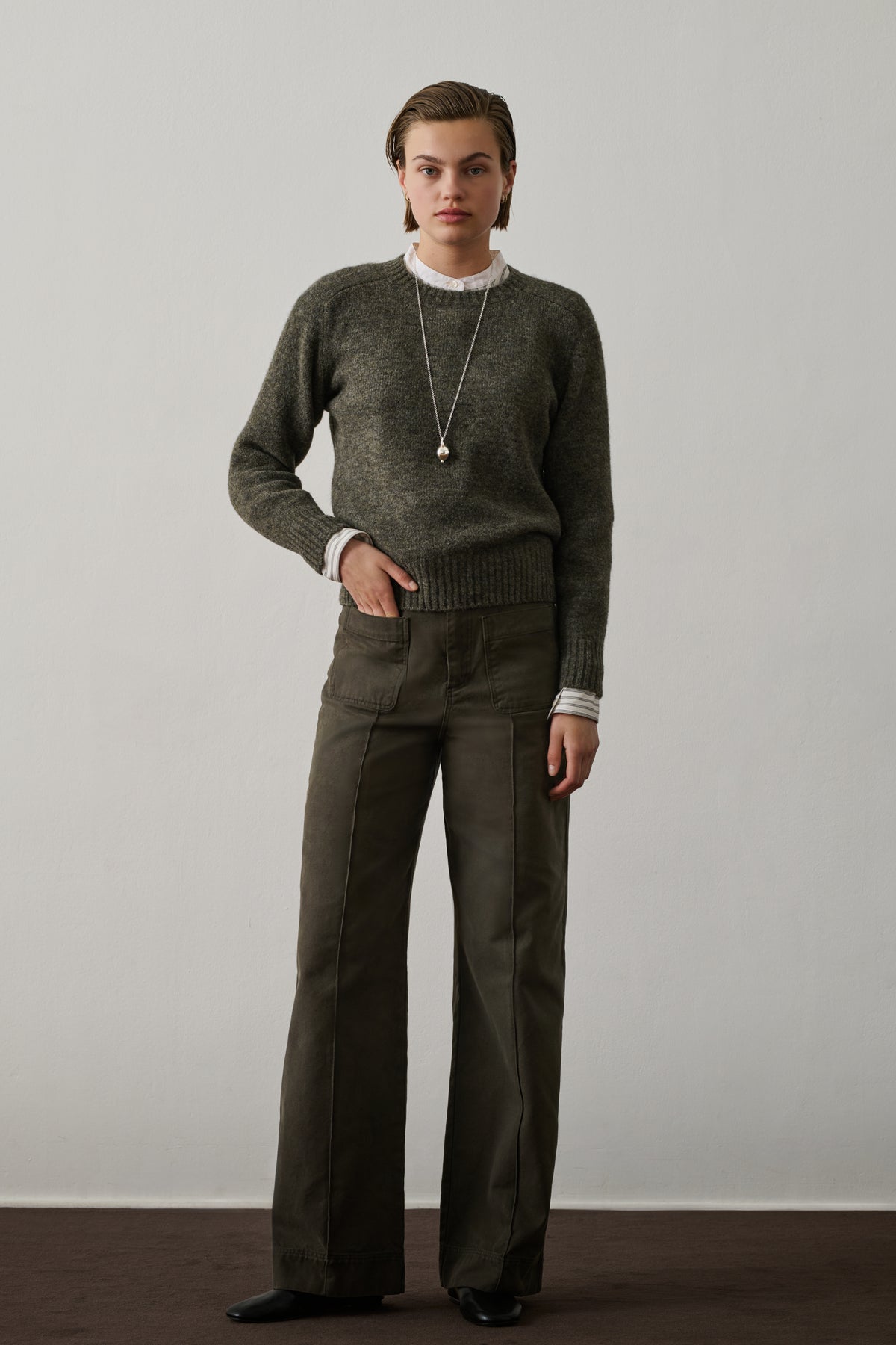 Jeans Harold - Khaki - Cotton - Women