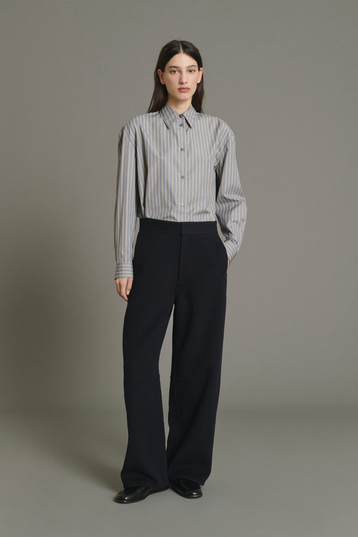 Pantalon Hawk - Deep Navy - Laine - Femme vue 1