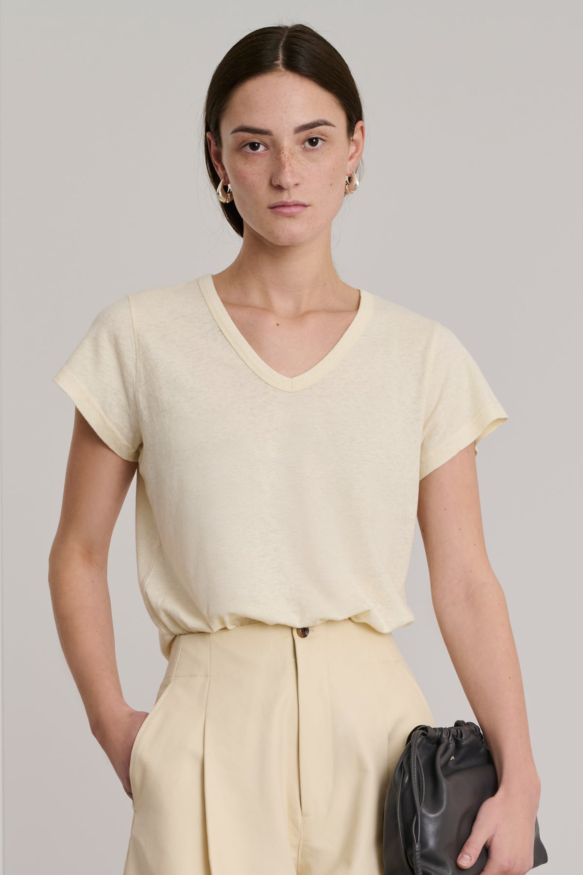 Camiseta Dominique - Crudo - Mujer