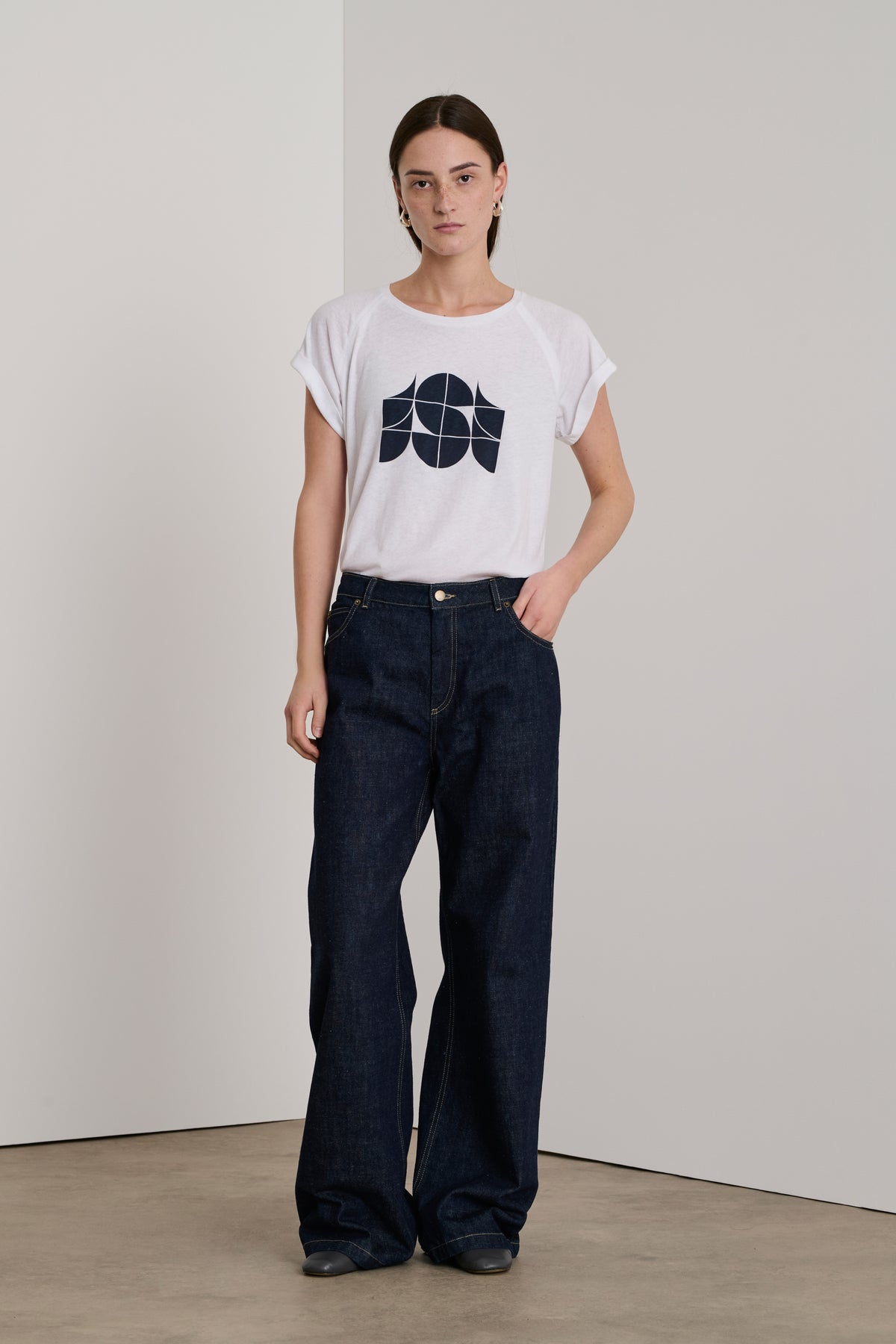 Camiseta Valentina - Blanco - Mujer
