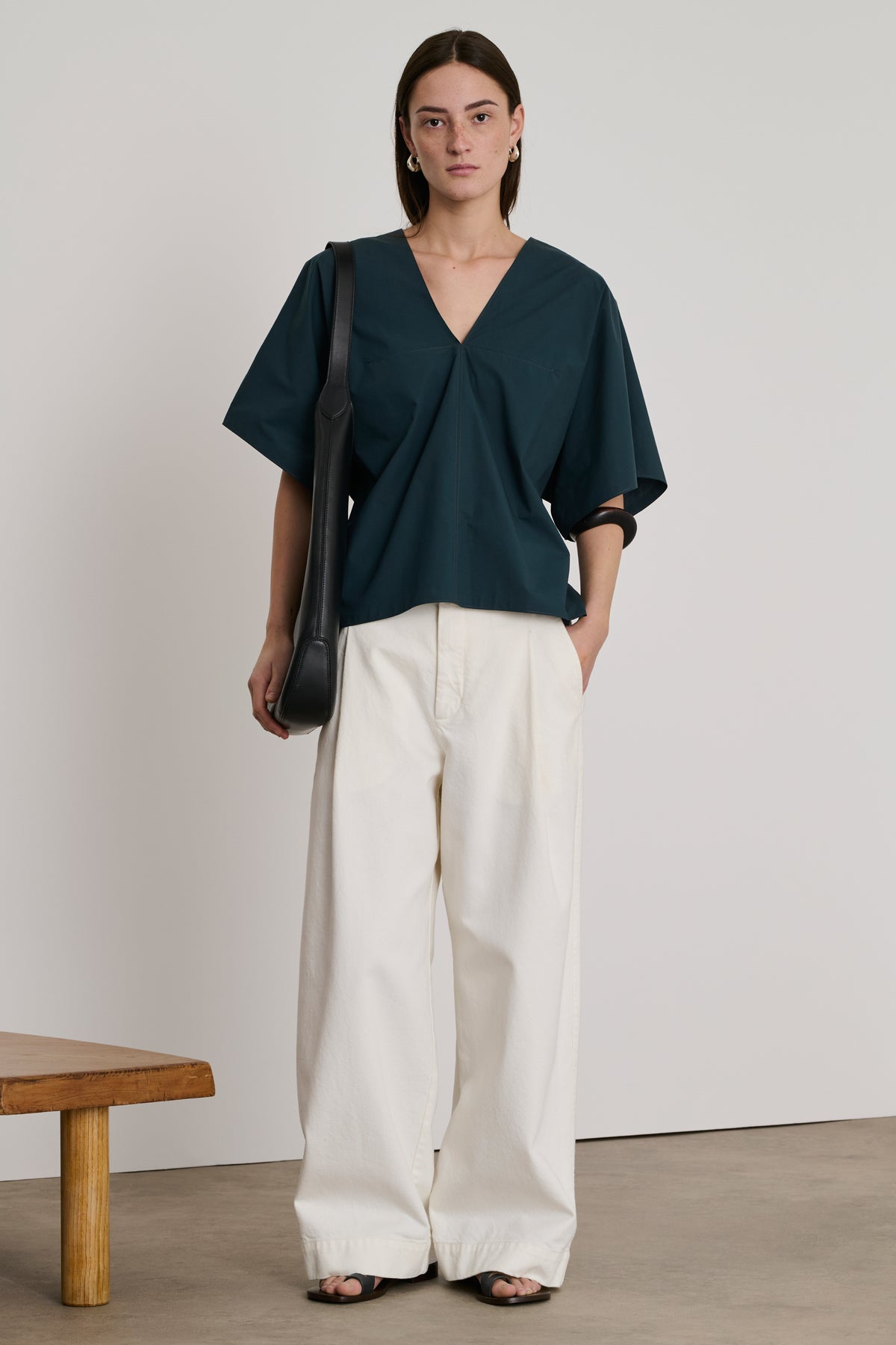 Blouse Denise - Ardoise - Coton - Femme vue 1