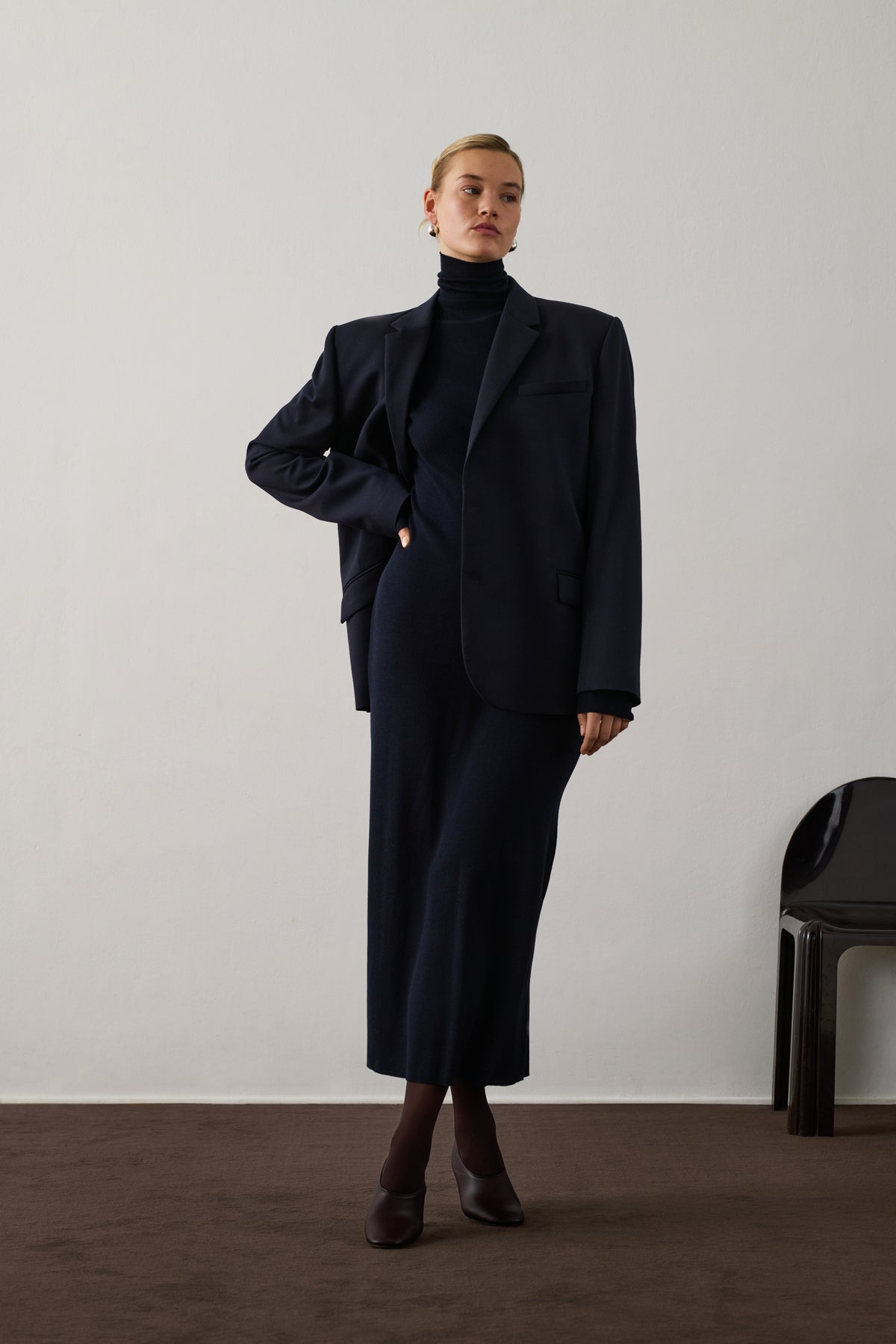Giani Jacket - Midnight Blue - Wool - Women vue 2