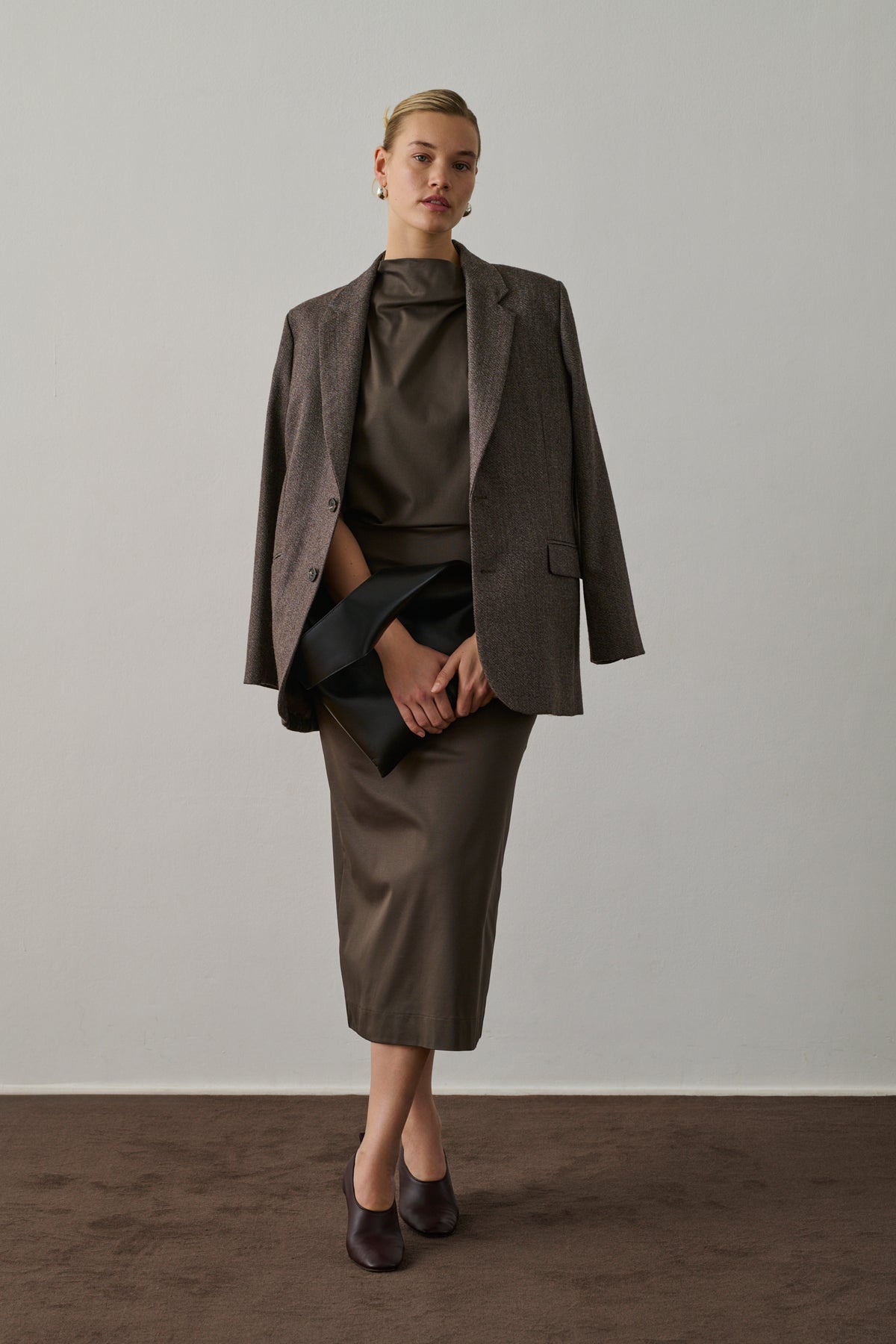 Veste Dune - Marron/Écru - Laine - Femme vue 5