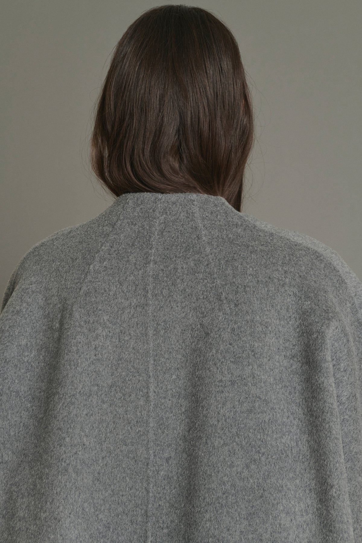 Manteau Harrow - Gris Clair - Laine - Femme vue 4