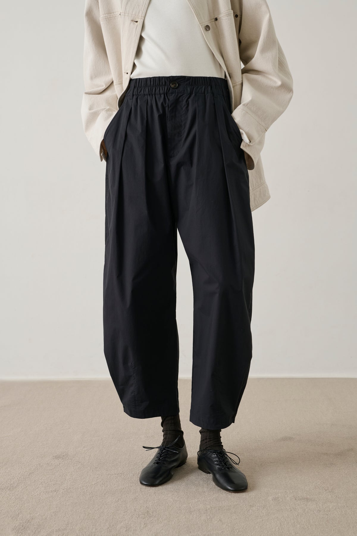 Pantalon Vernon - Noir - Coton - Femme vue 3