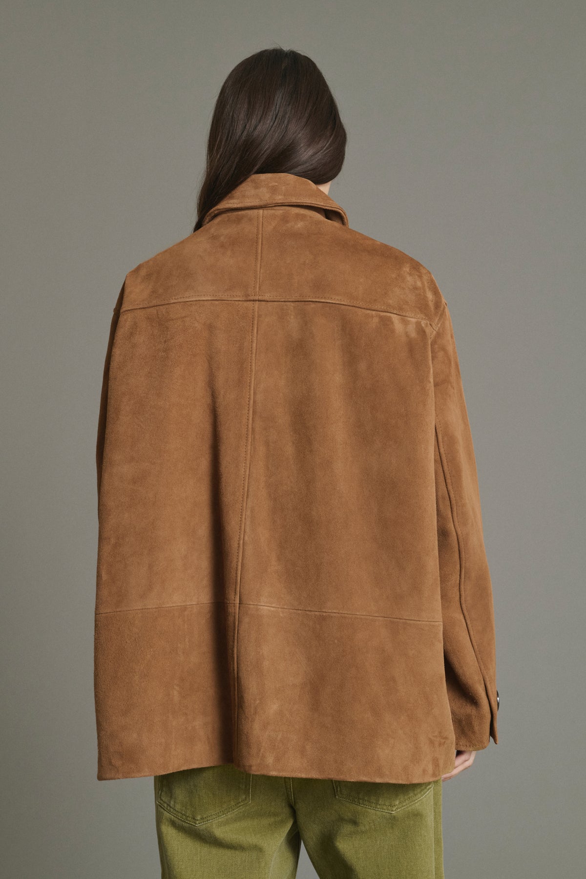 Veste Vincenzo - Naturel Croûte de Cuir Femme - Soeur vue 4