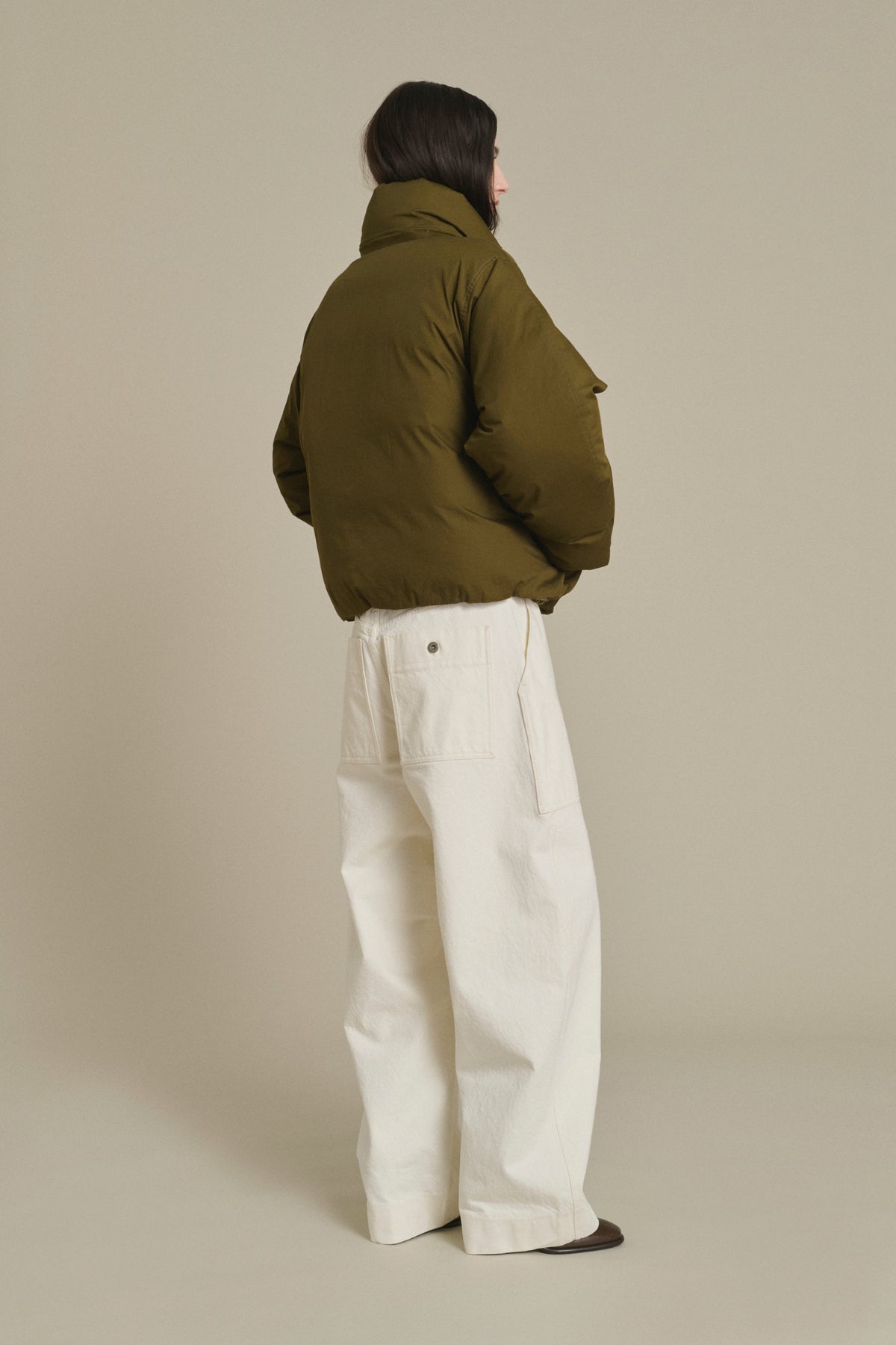 Doudoune Java - Kaki - Coton - Femme vue 2