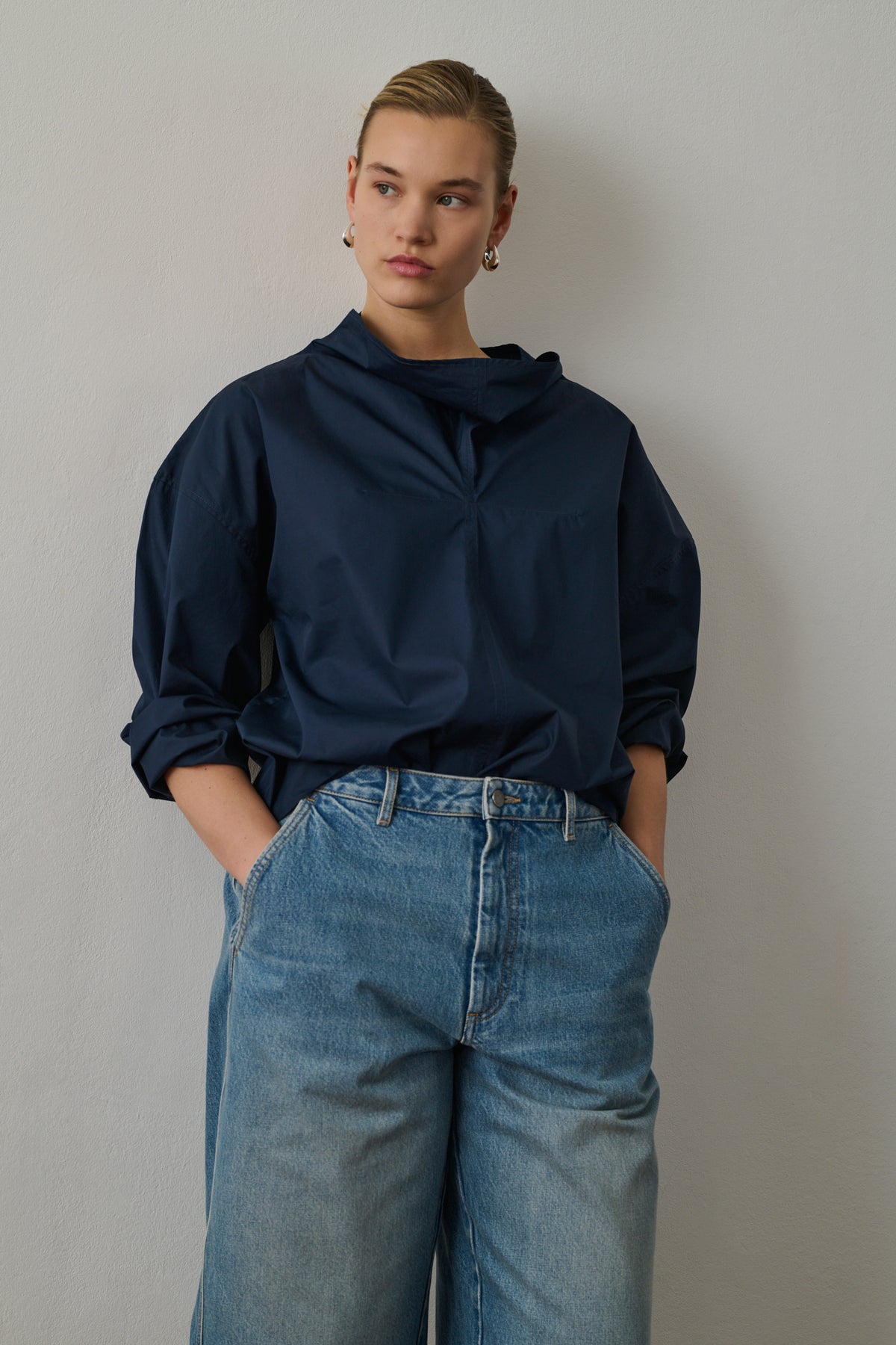 Blouse Fidji - Bleu De Chine - Coton - Femme vue 5