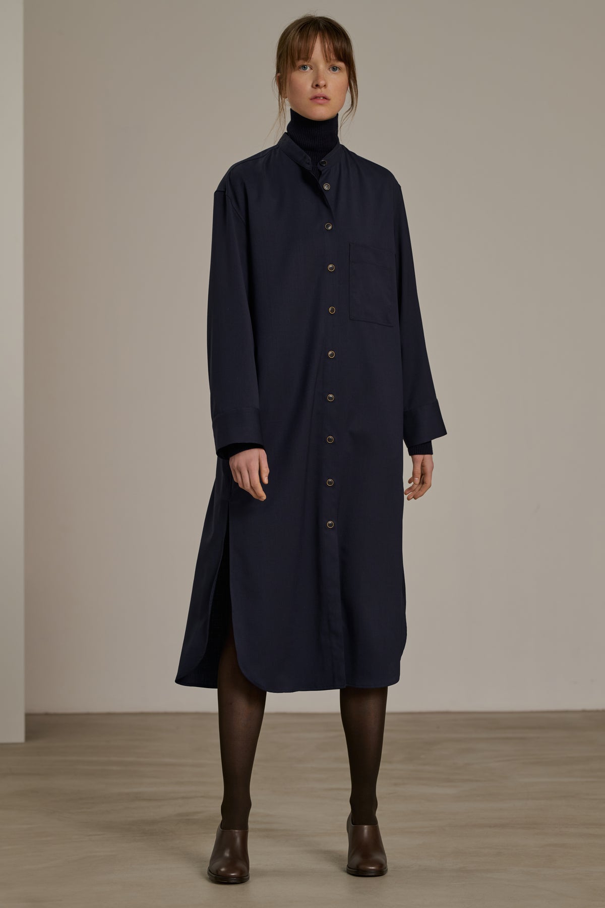 ROBE AKIKO NAVY vue 1