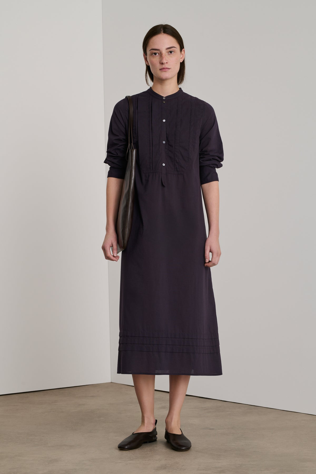 Vestido Denzel - Ciruela - Algodón - Mujer