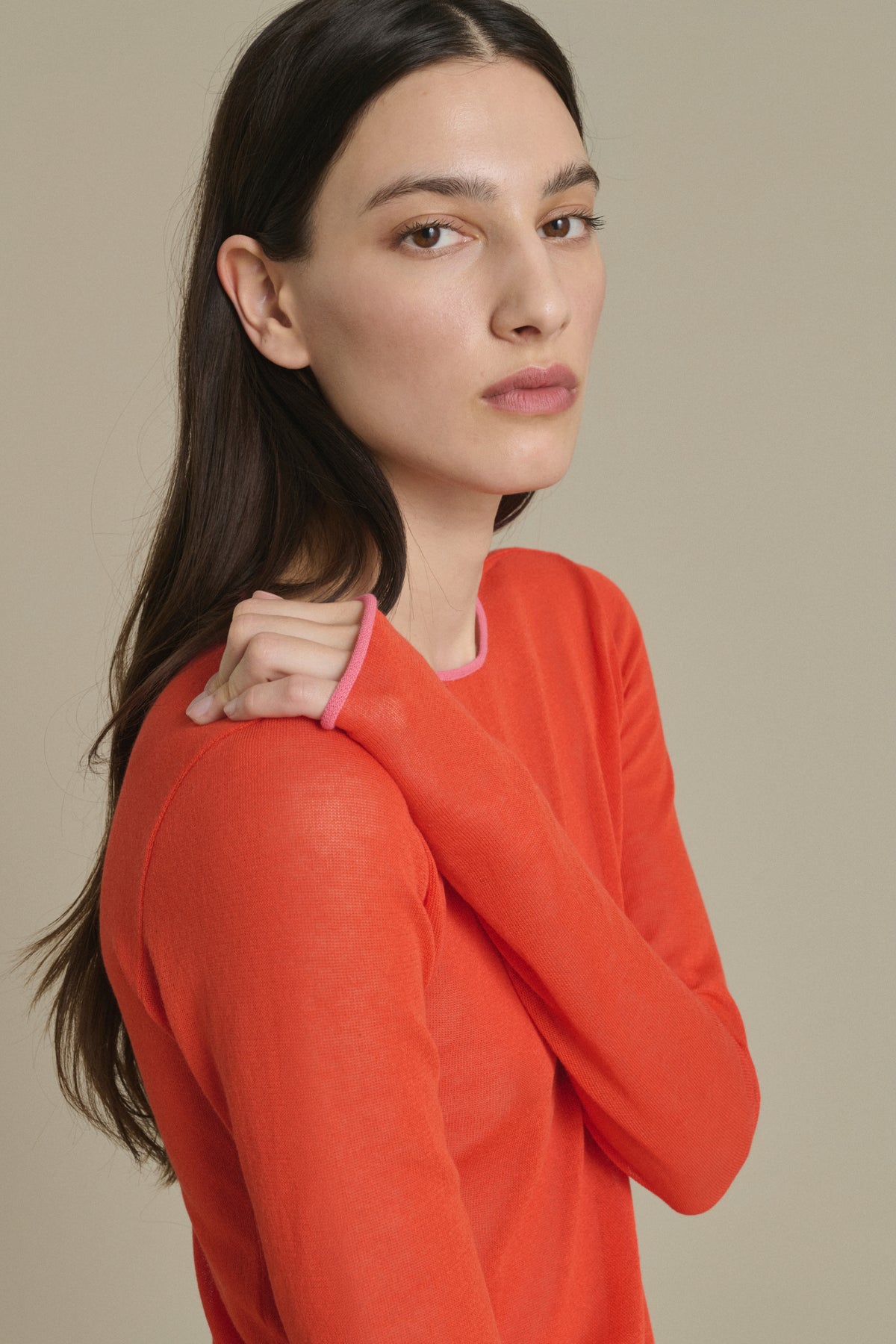 Vestido Irene mini rojo anaranjado de punto Soeur & TL180 - Soeur vue 4