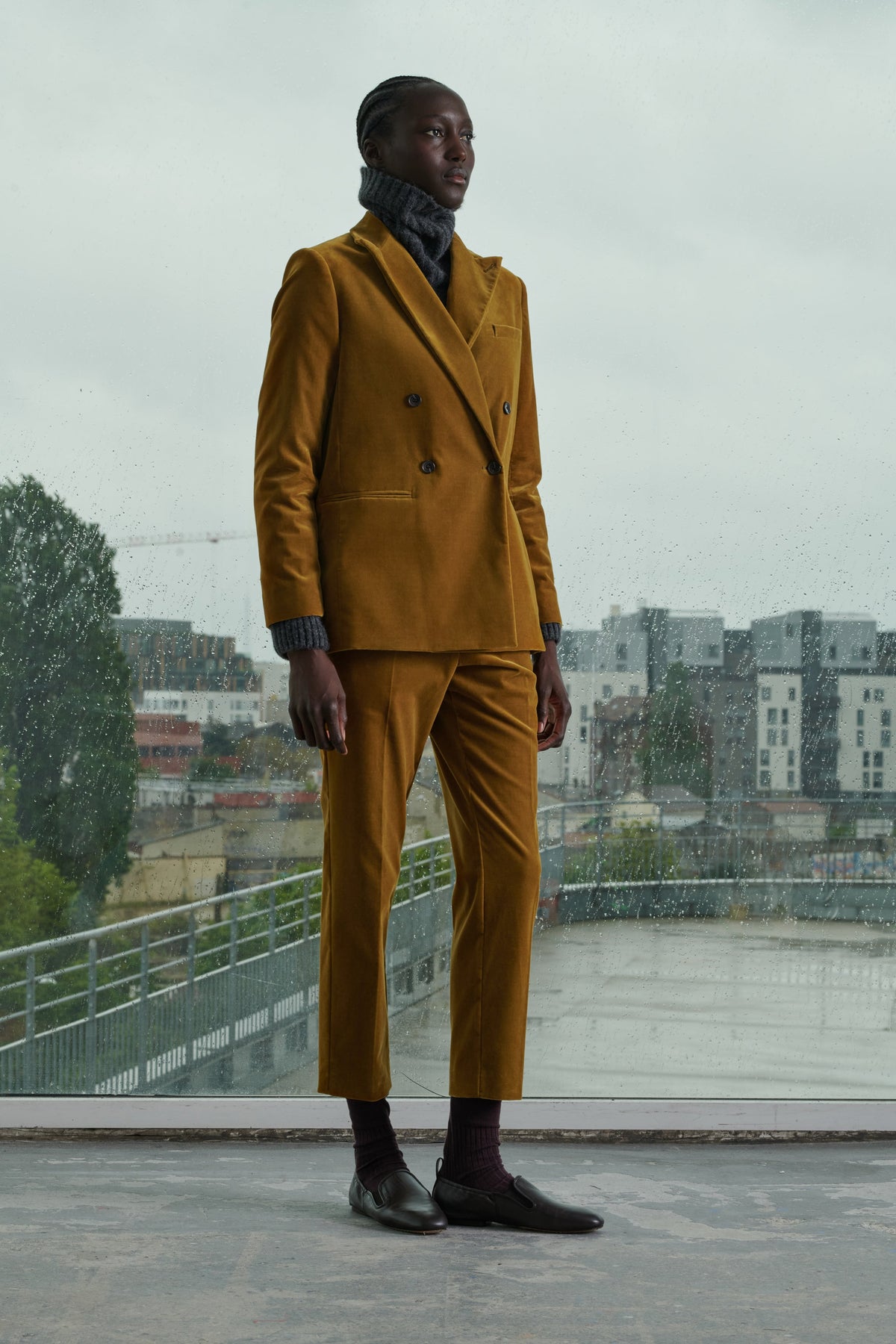 PANTALON VIANNEY BRONZE vue 1
