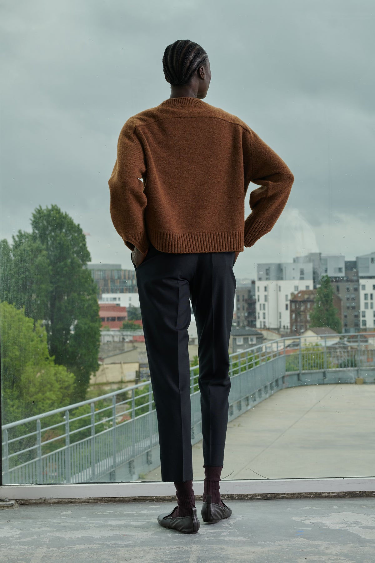 Pantalón Adele - Negro - Lana - Mujer
