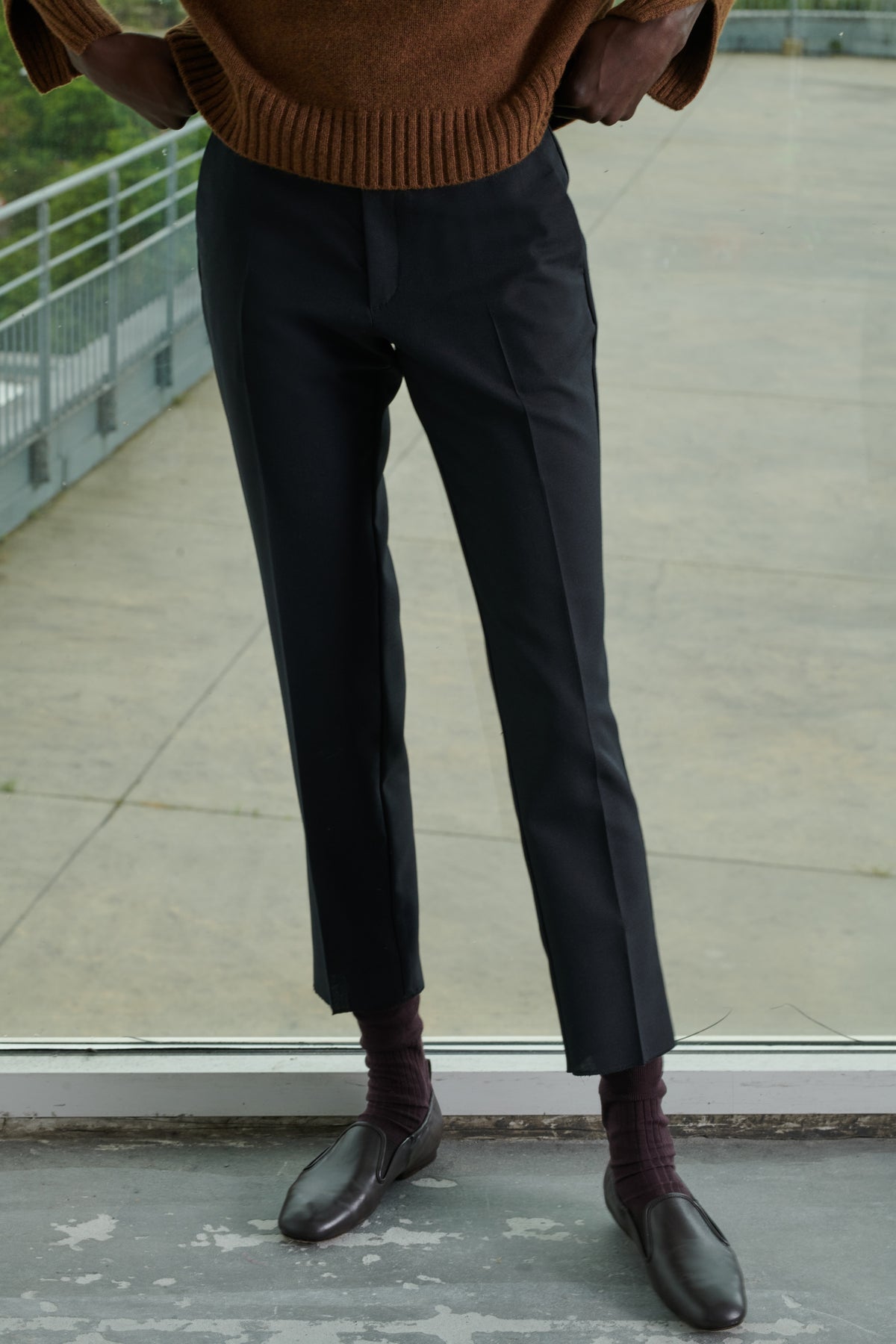 Pantalón Adele - Negro - Lana - Mujer