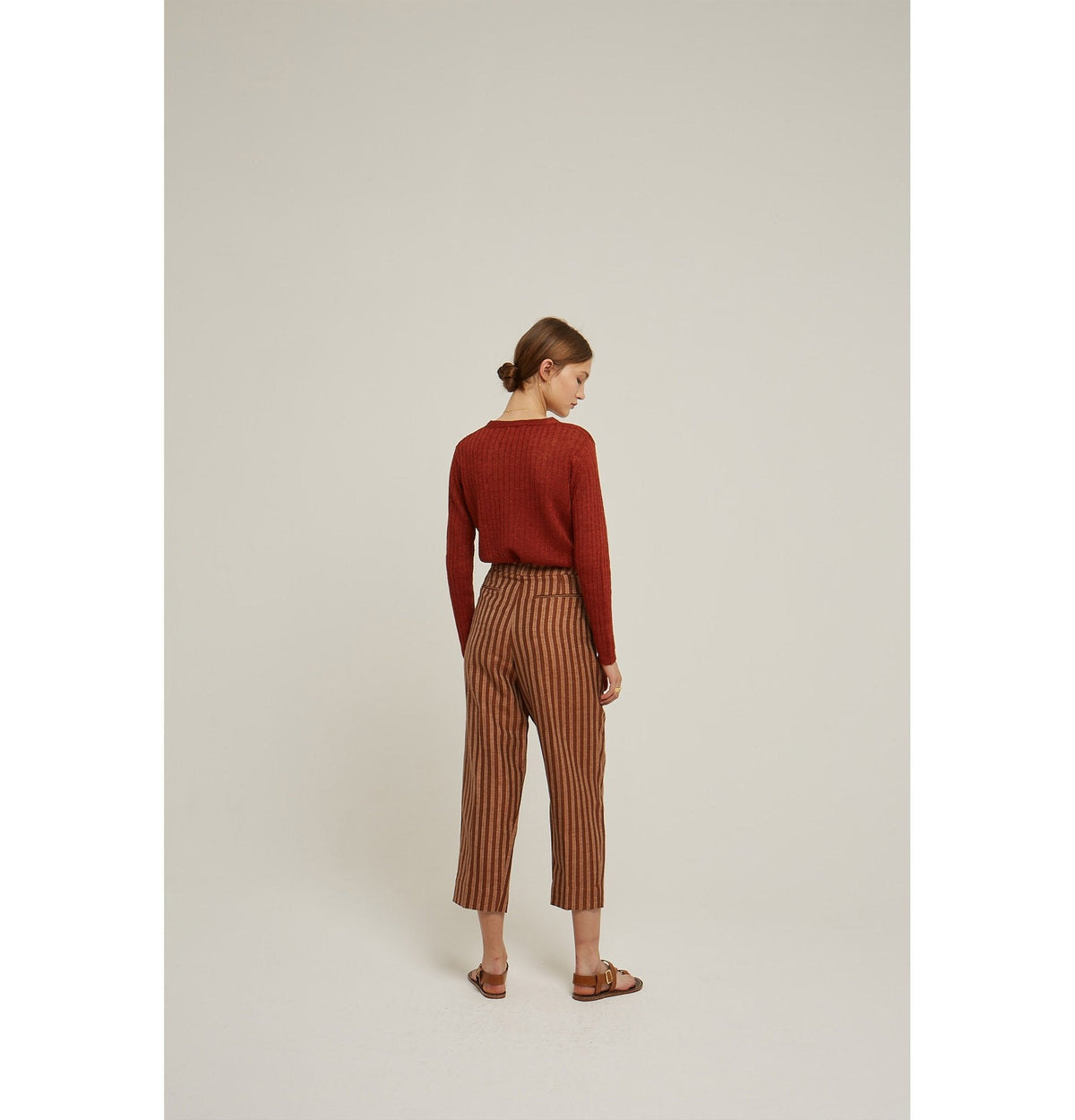 CARDIGAN FIBRE MARL BEIGE vue 4