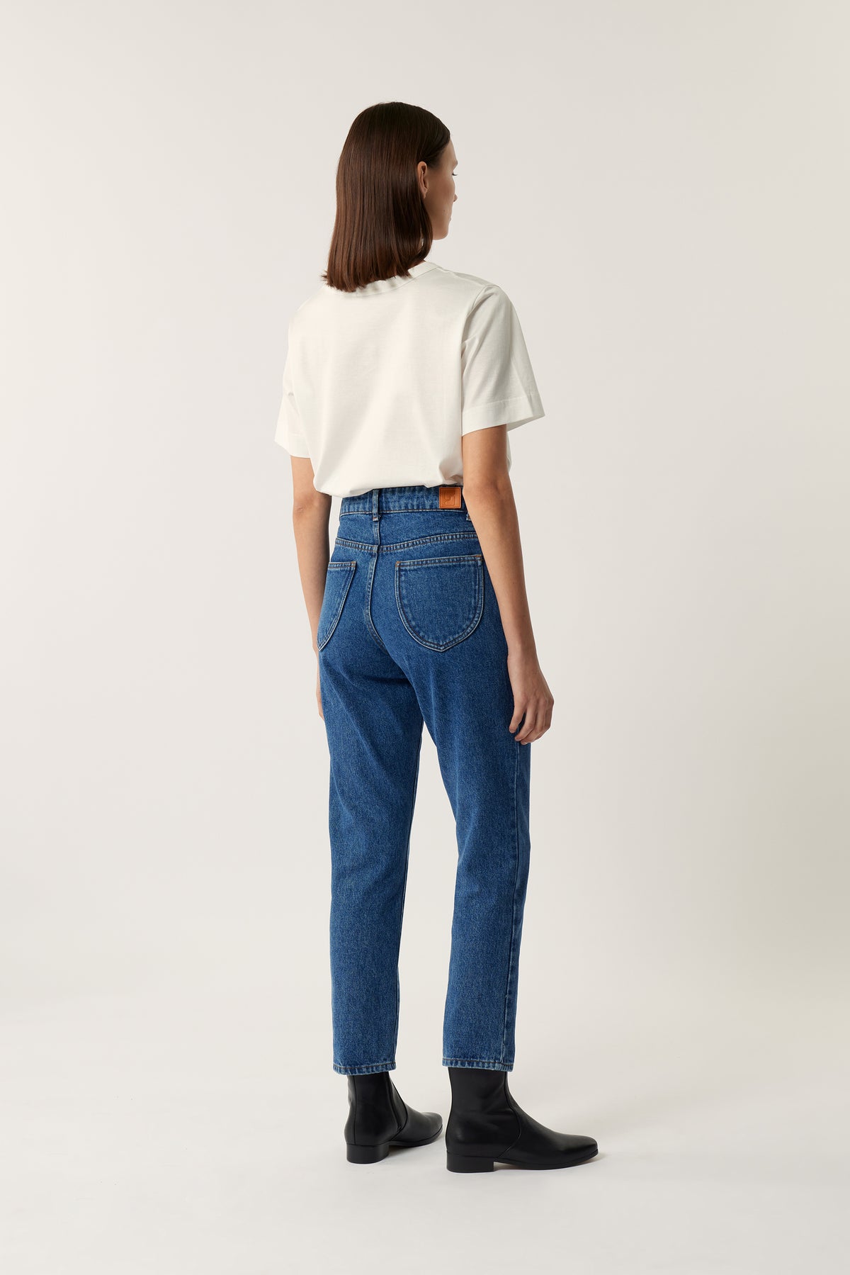 Vaqueros Barney - Denim Azul Lavado - Algodón - Femme