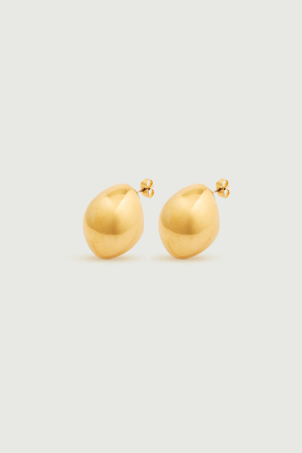 Earrings - Gold - Plate Line - Women vue 2