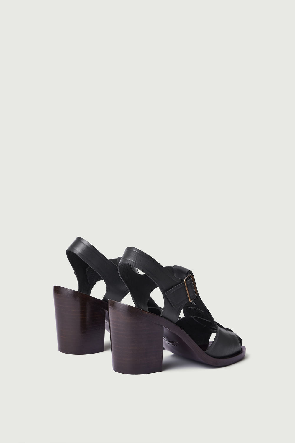 Sandalias Vera - Gris Antracita - Cuero - Mujer vue 4