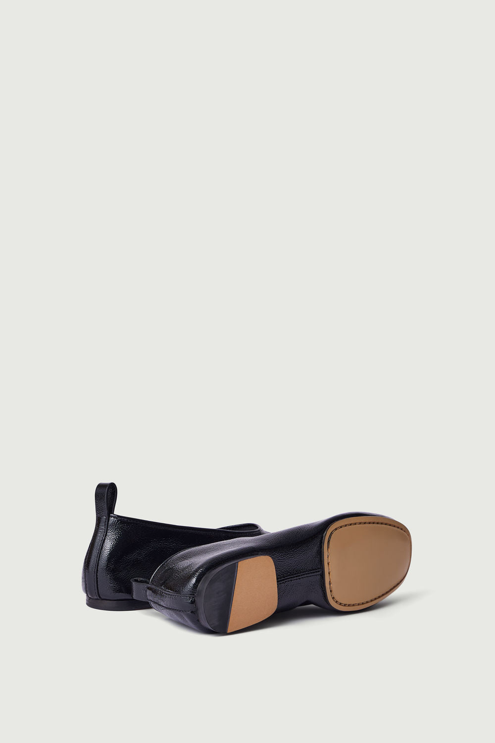Ballerines Bala - Noir - Cuir - Femme vue 3
