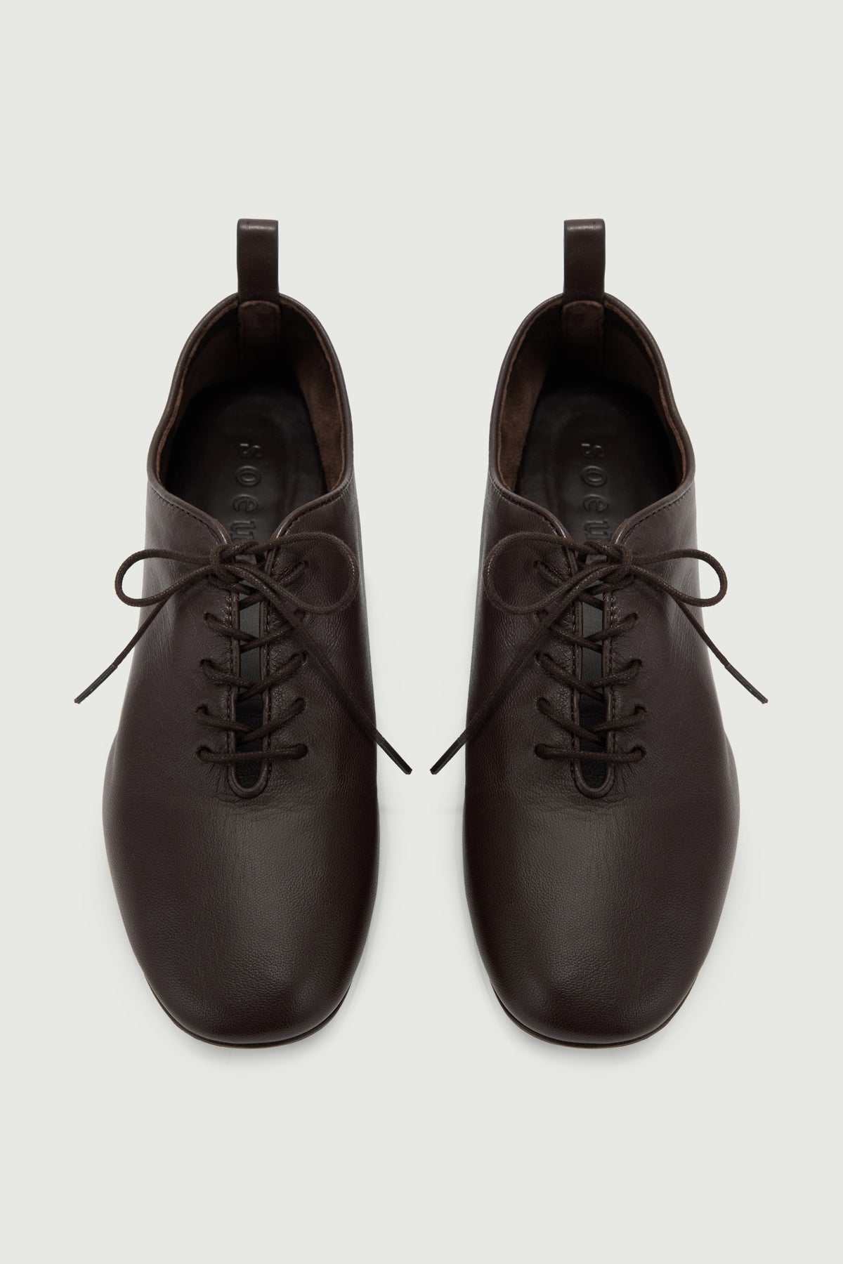 Derbies Orso - Marron Chaud - Cuir - Femme vue 4