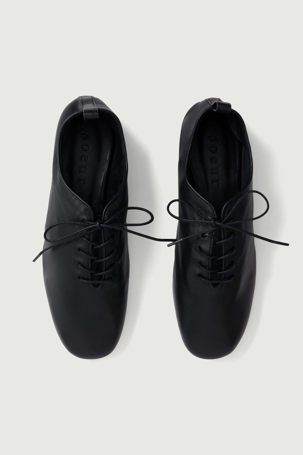Ballerines Orso - Noir - Cuir - Femme vue 4