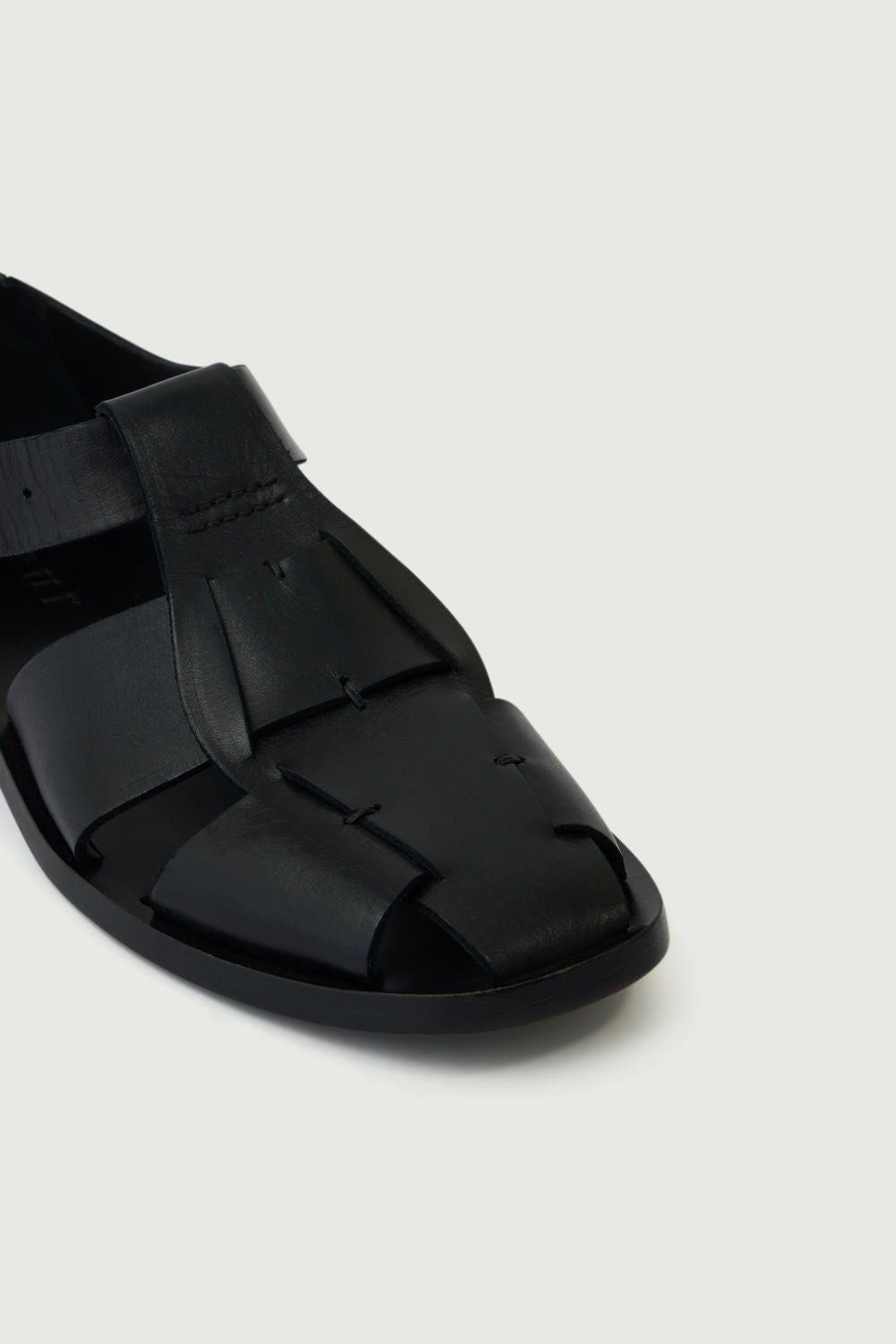 Sandals Velika - Black - Leather - Women vue 5