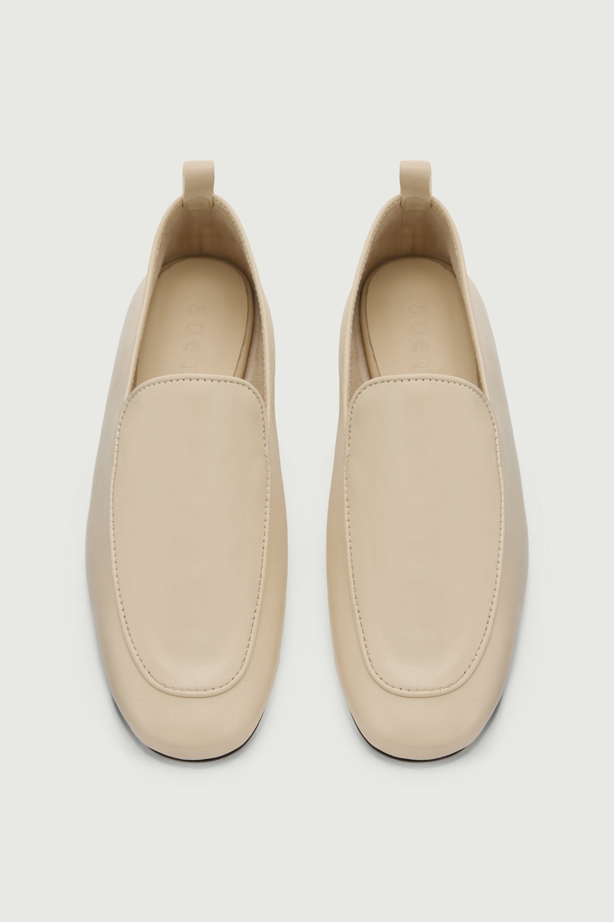 Mocassins Nine - Ivoire - Cuir - Femme