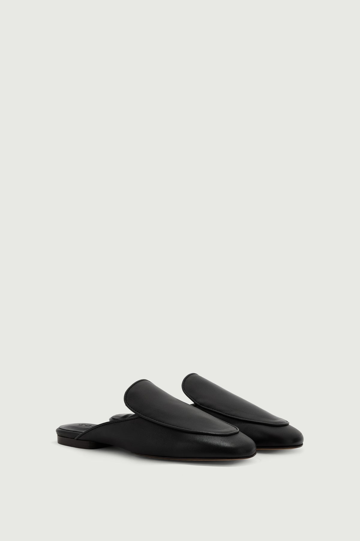 Mules Antonine - Noir - Cuir - Femme vue 3
