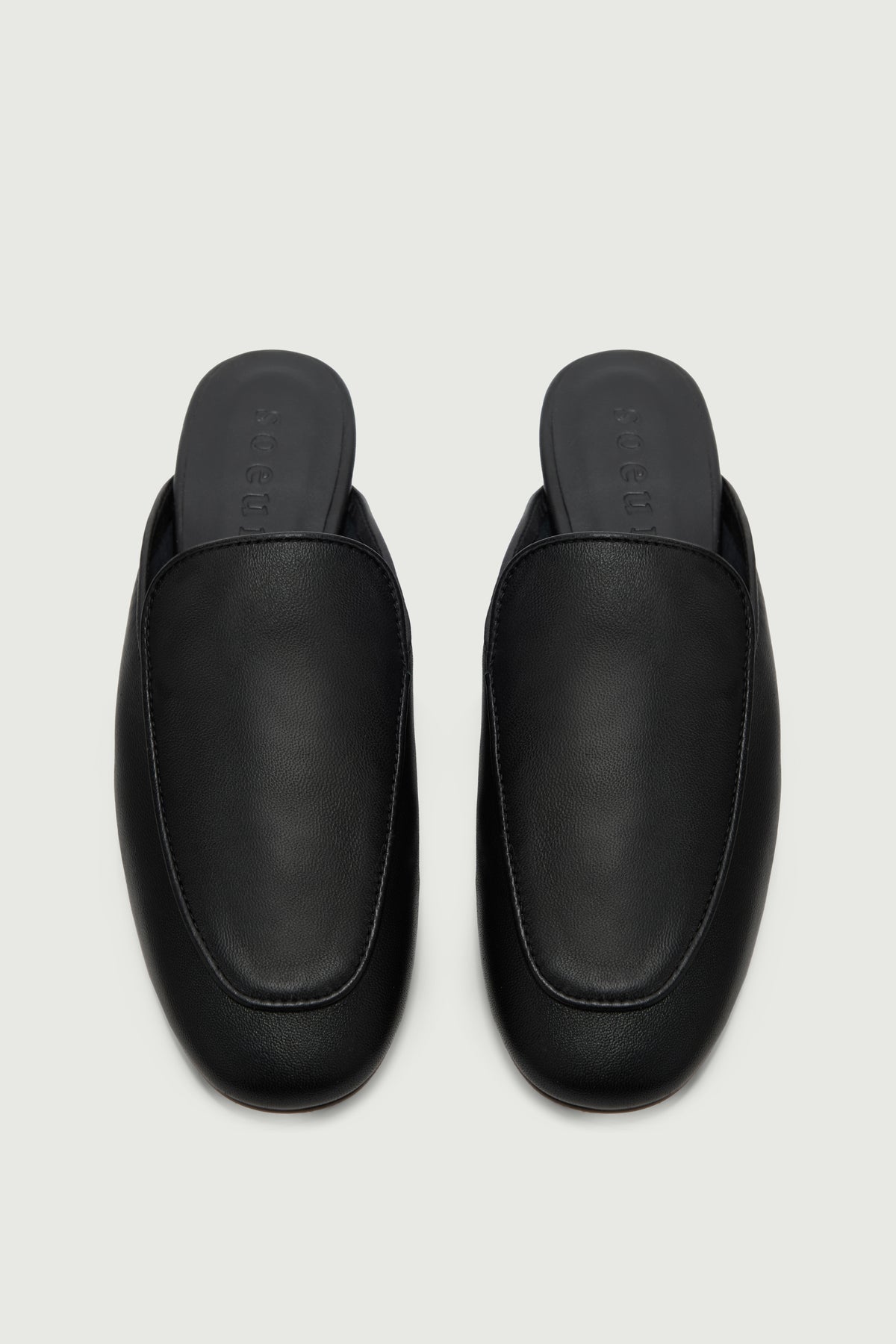 Mules Antonine - Noir - Cuir - Femme