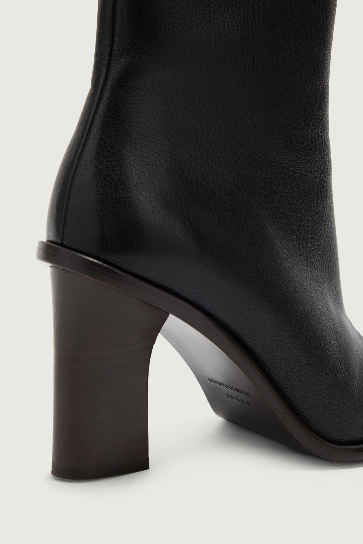 Bottines Lollie - Noir - Cuir - Femme vue 4
