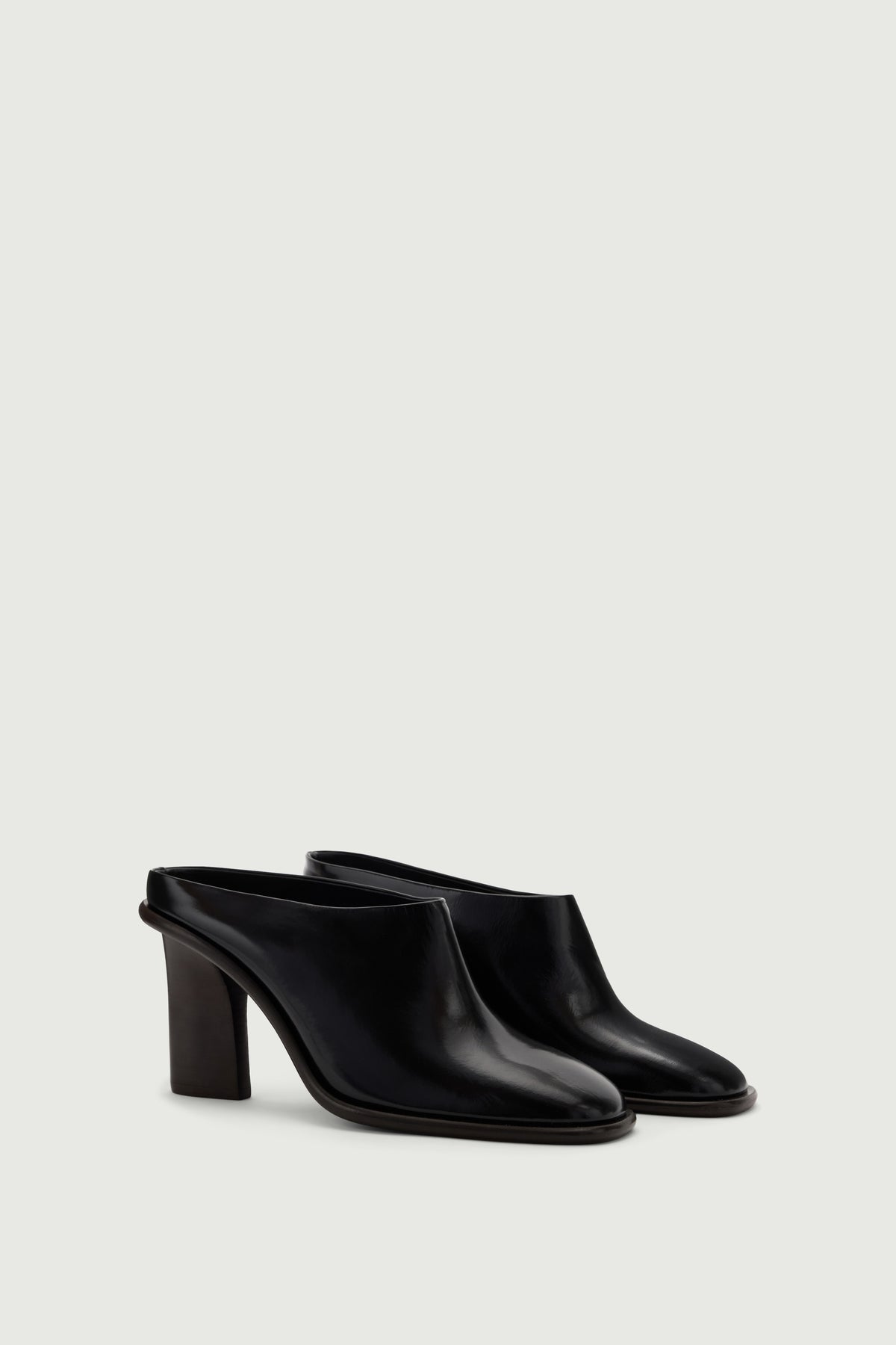 Mules Elba - Noir - Cuir - Femme vue 4