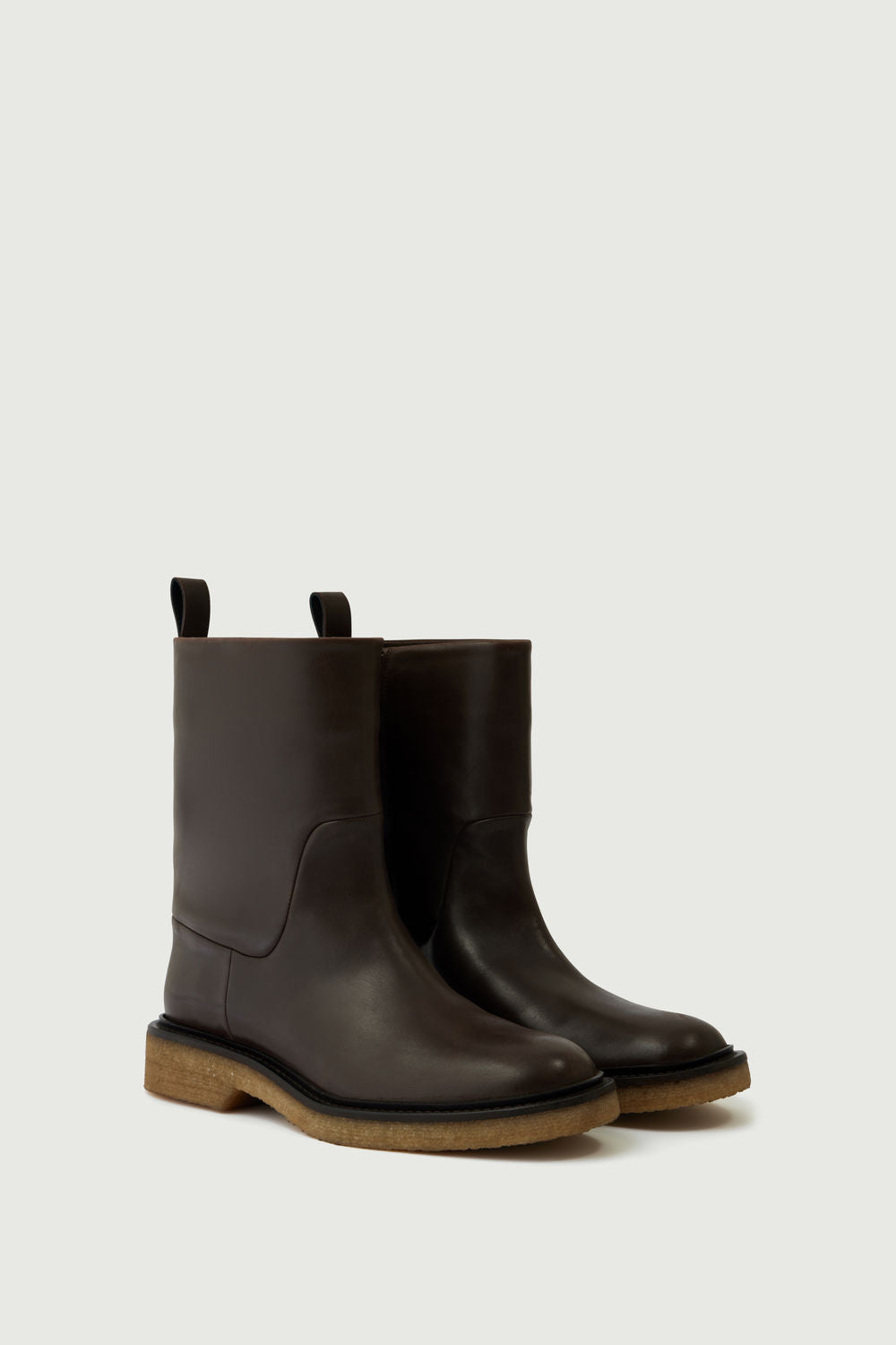 Botines Chuck - Ébano - Cuero - Mujer vue 4