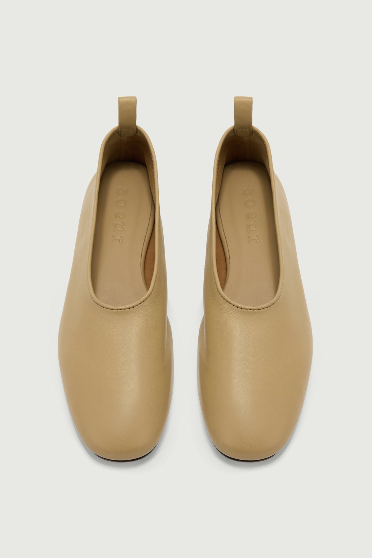 Ballerines Bala - Beige - Cuir - Femme vue 3
