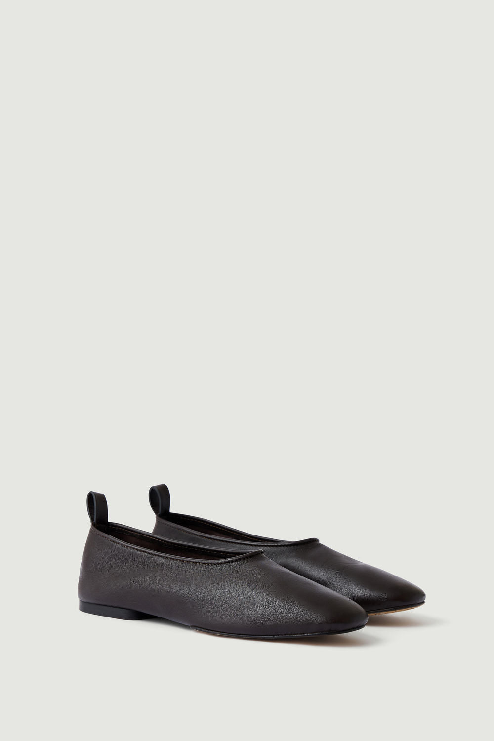 Ballerines Bala - Ébène - Cuir - Femme vue 3
