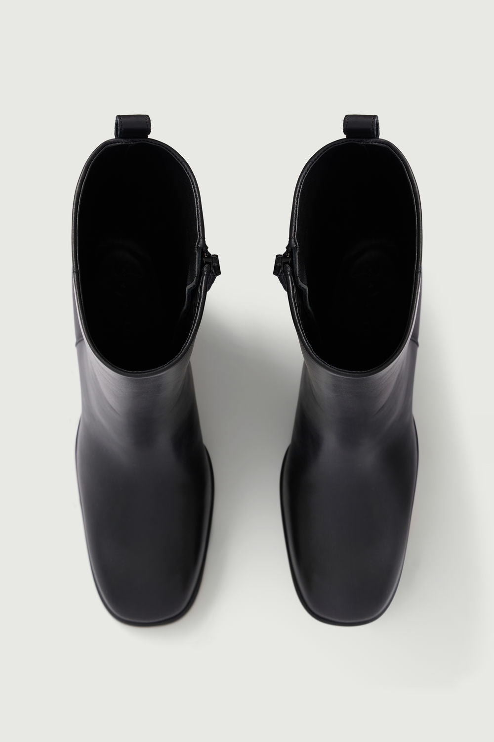 Bottines Cara - Noir - Cuir - Femme vue 4
