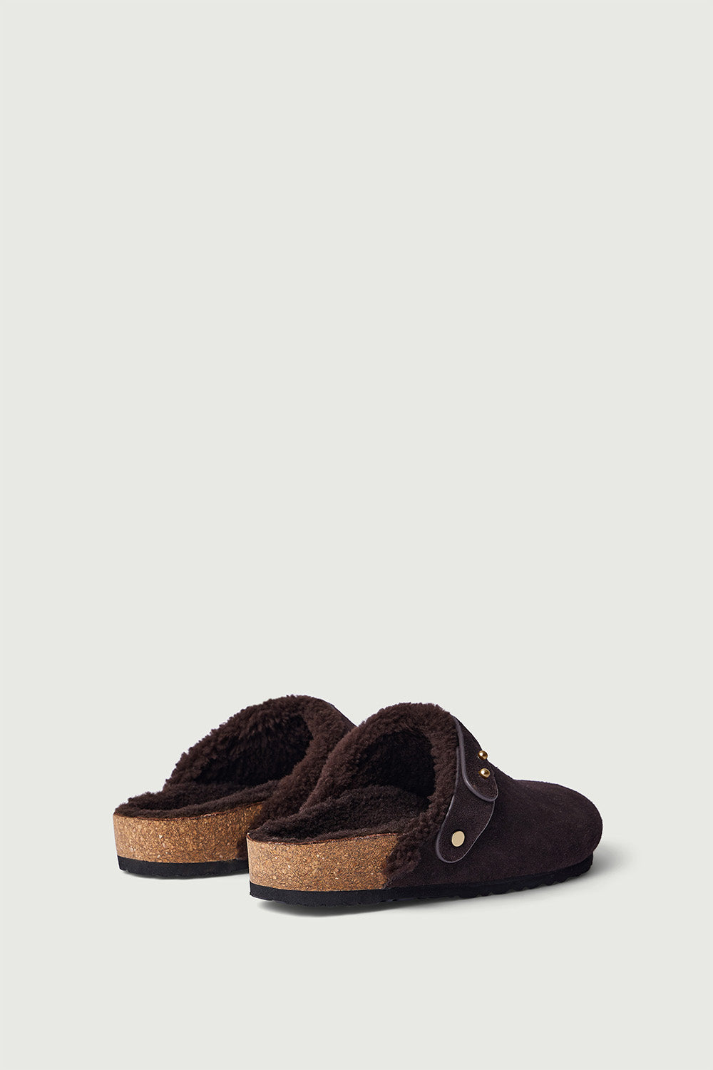 Sabots Sleepy - Marron Foncé - Cuir - Femme